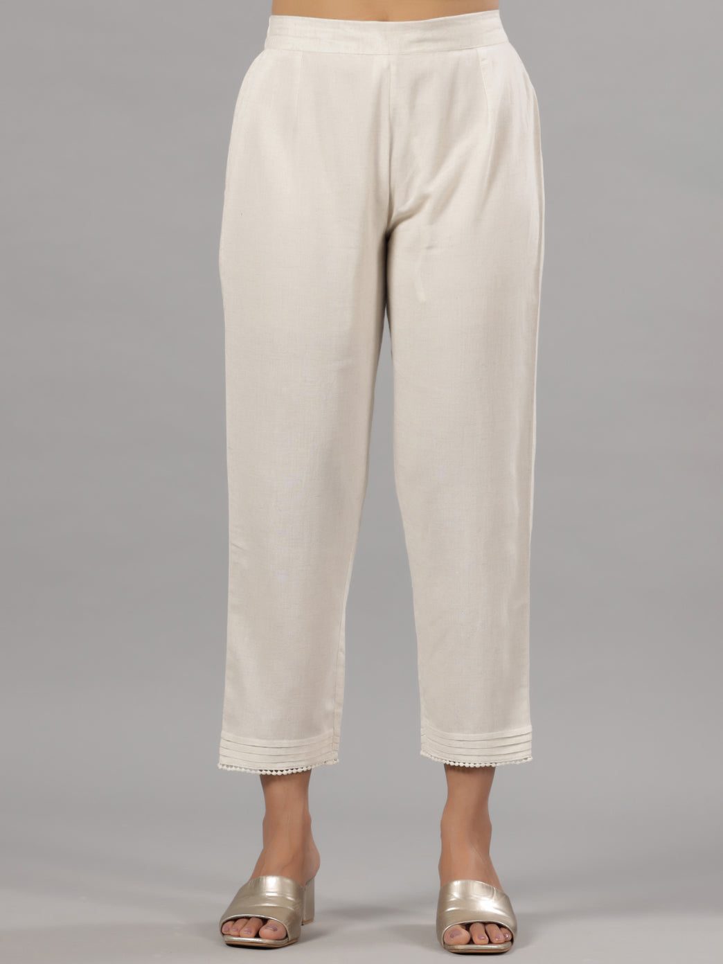 Juniper Women Natural LIVA Solid Pants