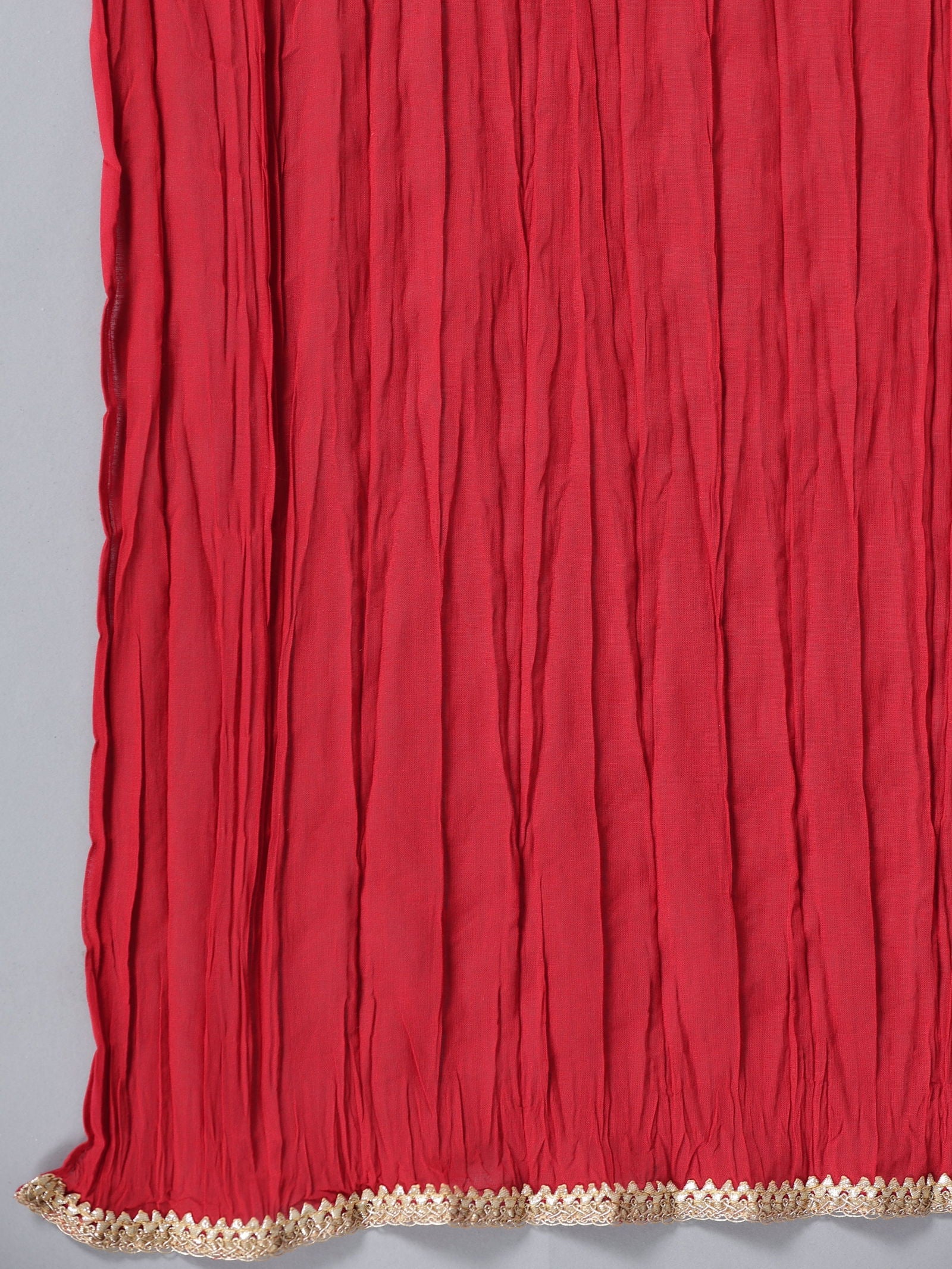 Juniper Beige Ethnic Motif Printed Viscose Shantoon Kurta, Pants & Dupatta Set With Beads & Sequins