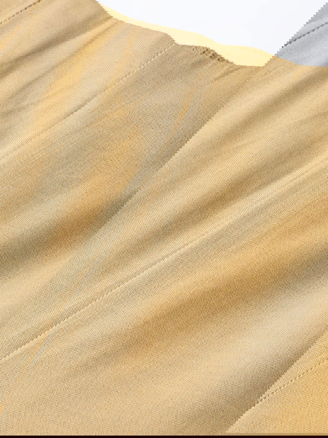 Juniper Gold Solid Cotton Flex Slim Fit Women Pants With One Pocket