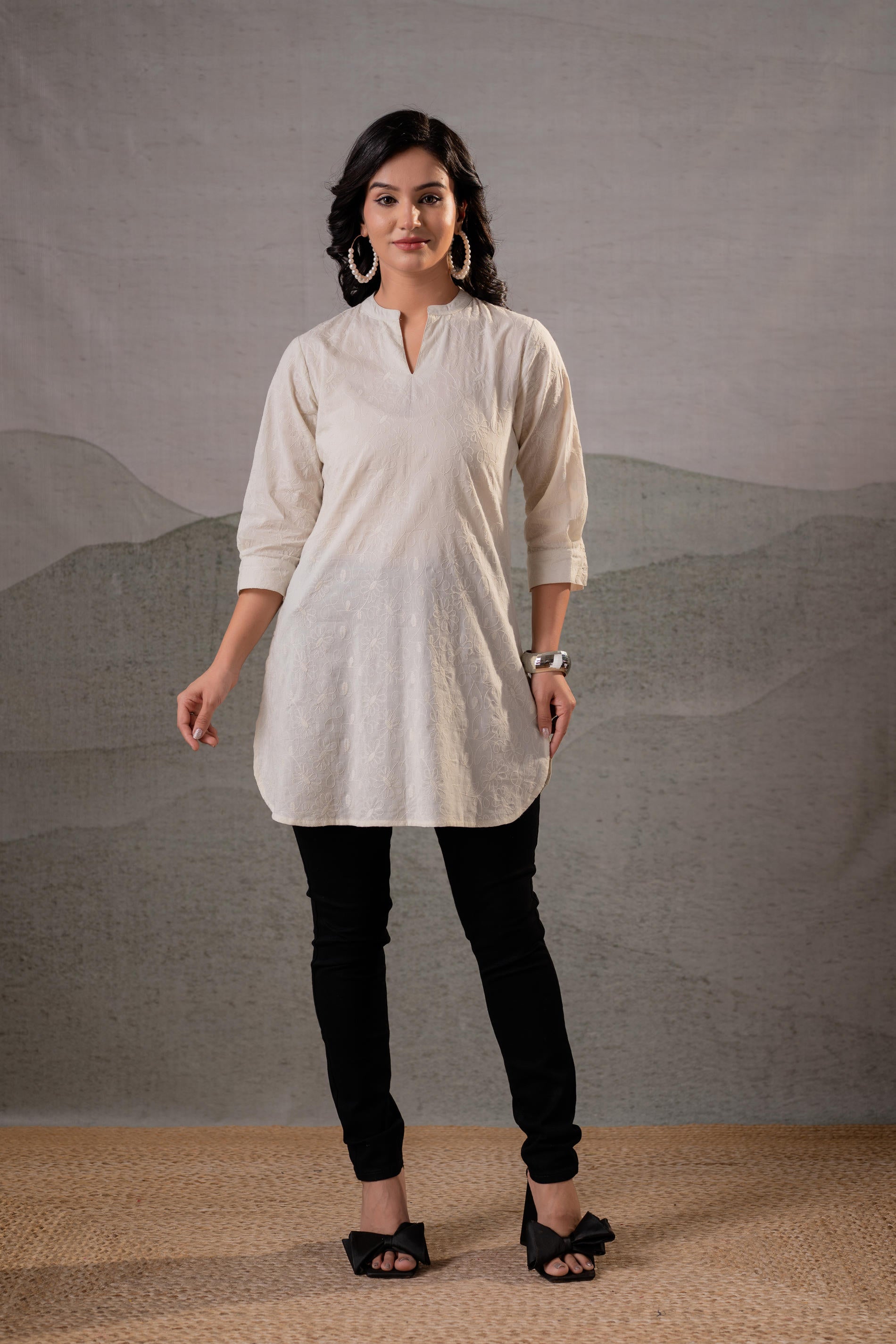 Off-White Ease Minimal Cotton Tunic