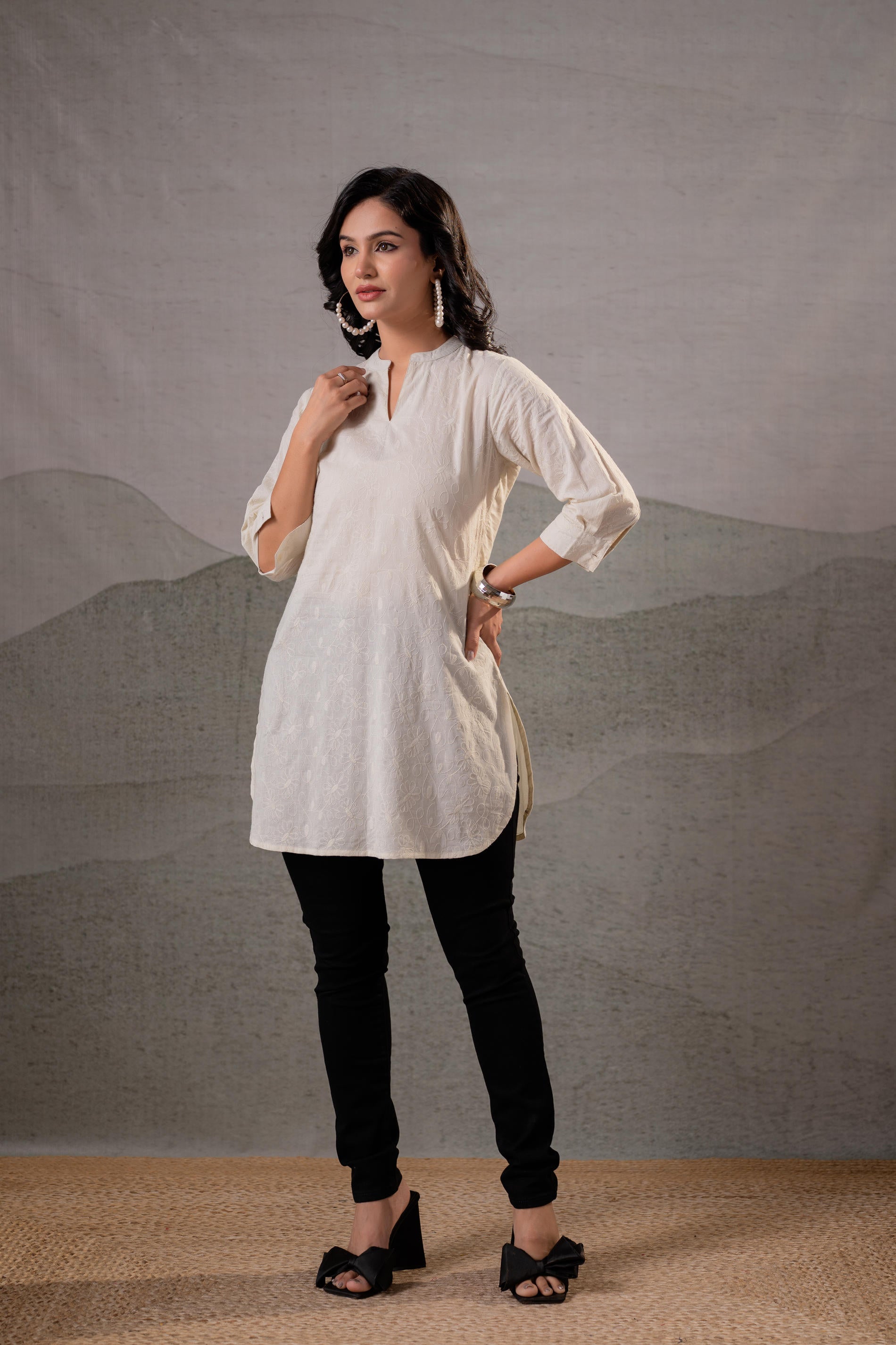 Off-White Ease Minimal Cotton Tunic