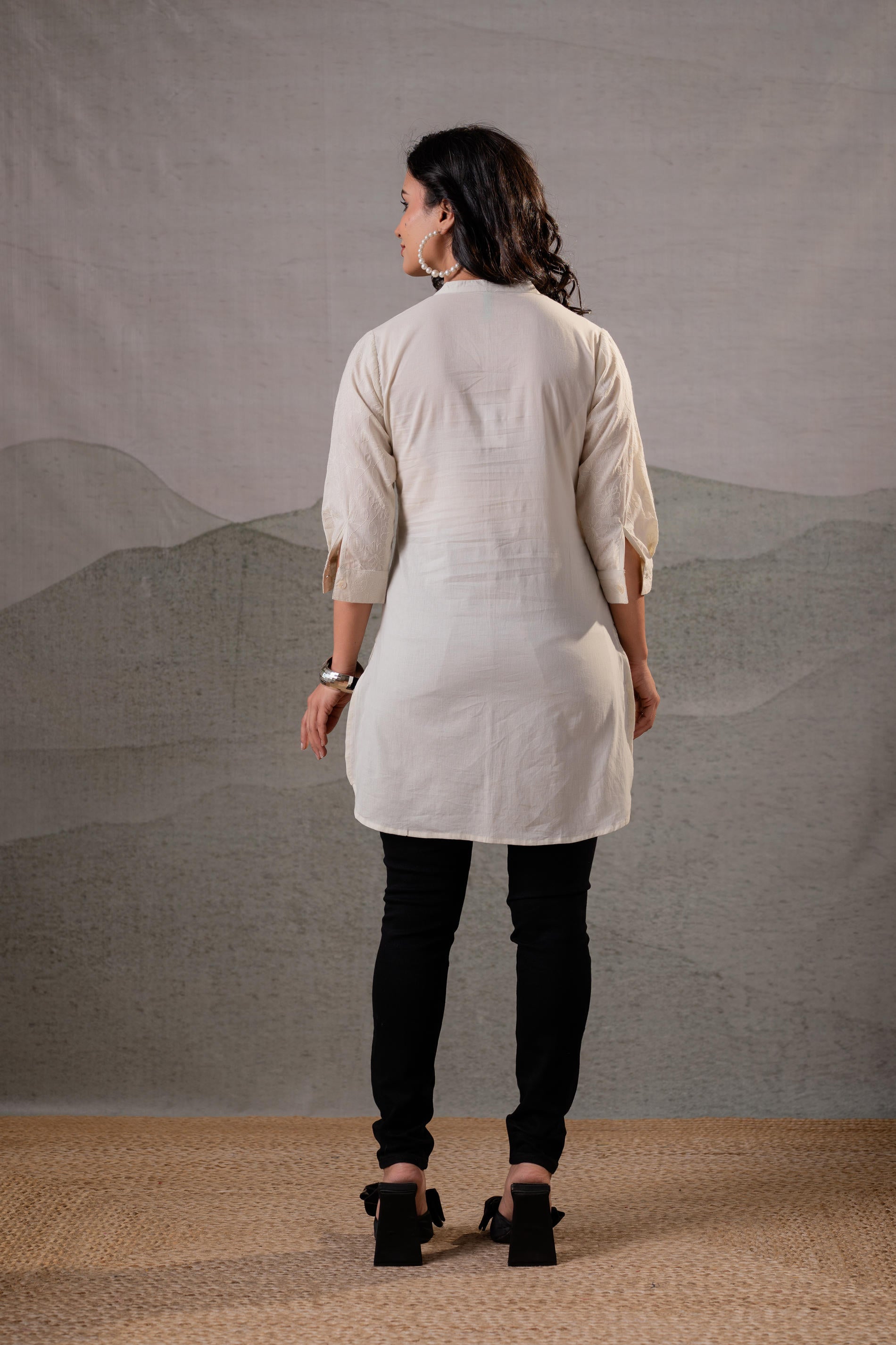 Off-White Ease Minimal Cotton Tunic