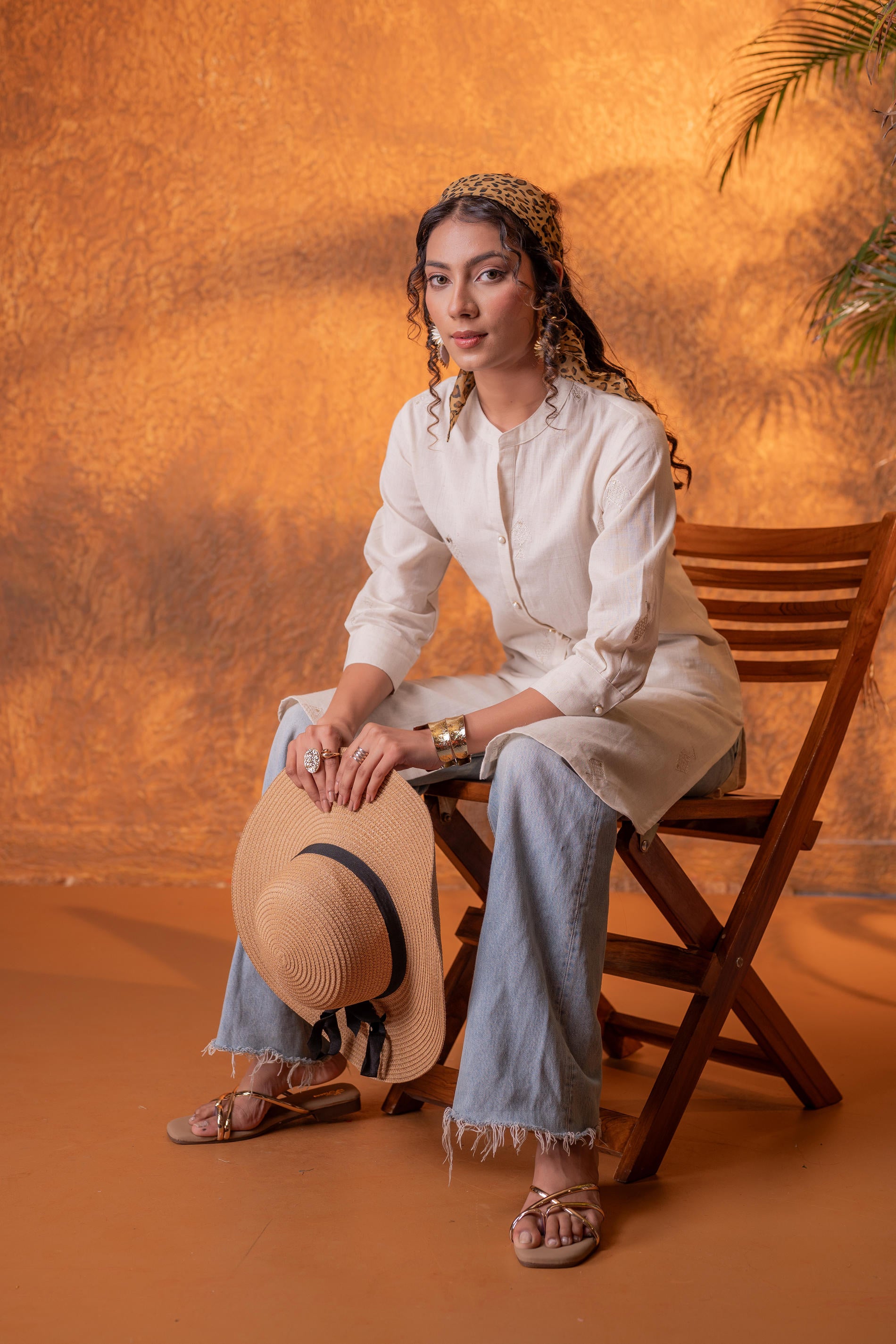 Ivory Serenity Straight Kurta