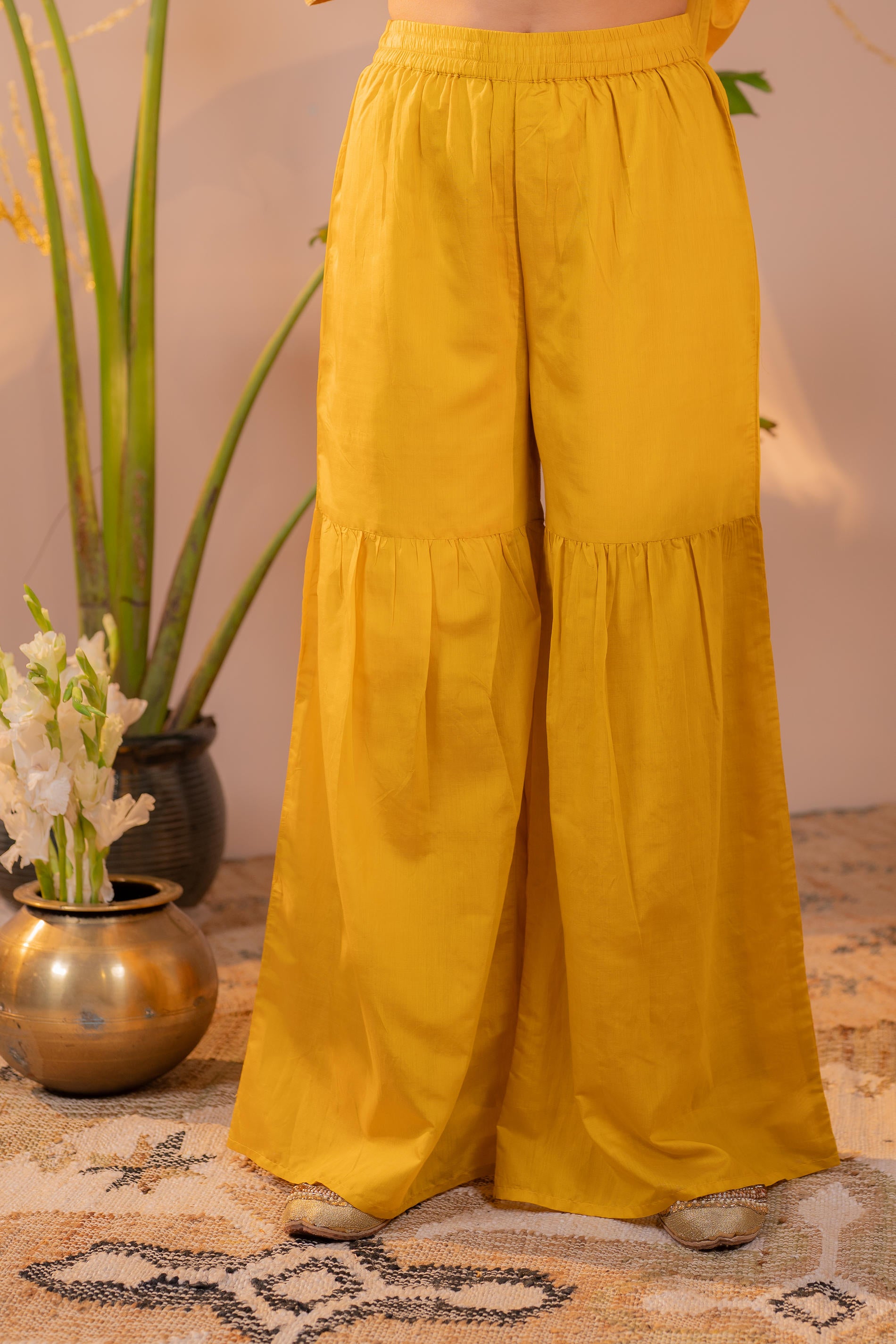 Sunshine Yellow Embroidered Kurta Set with Dupatta