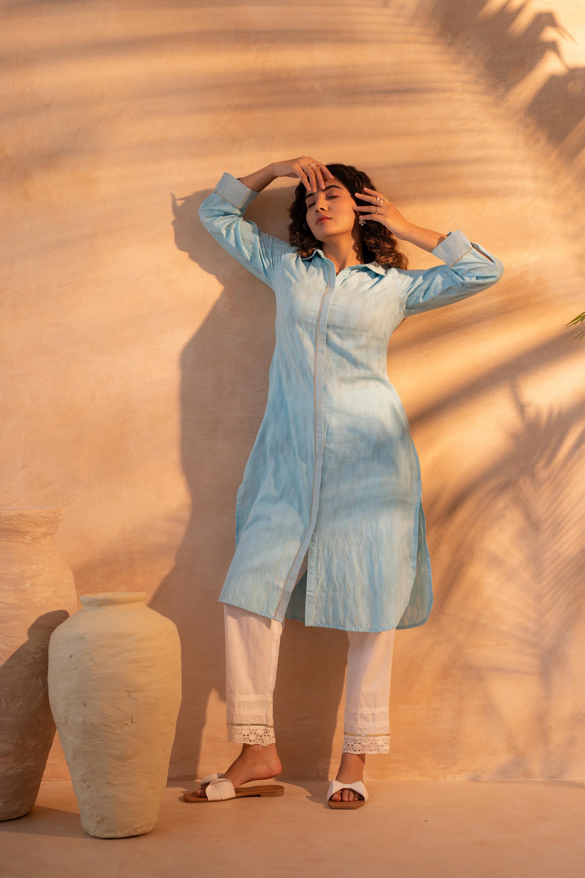 Blue Kurta