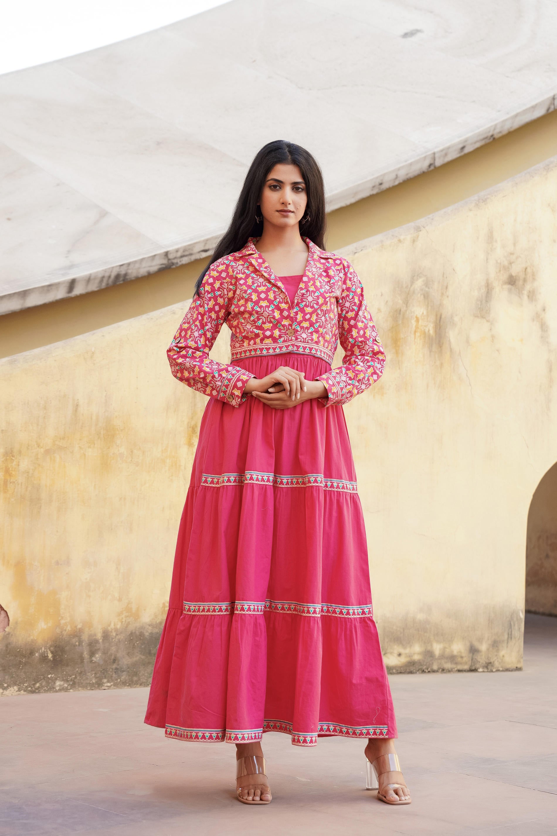 Gulmohar Melody Tiered Maxi Dress
