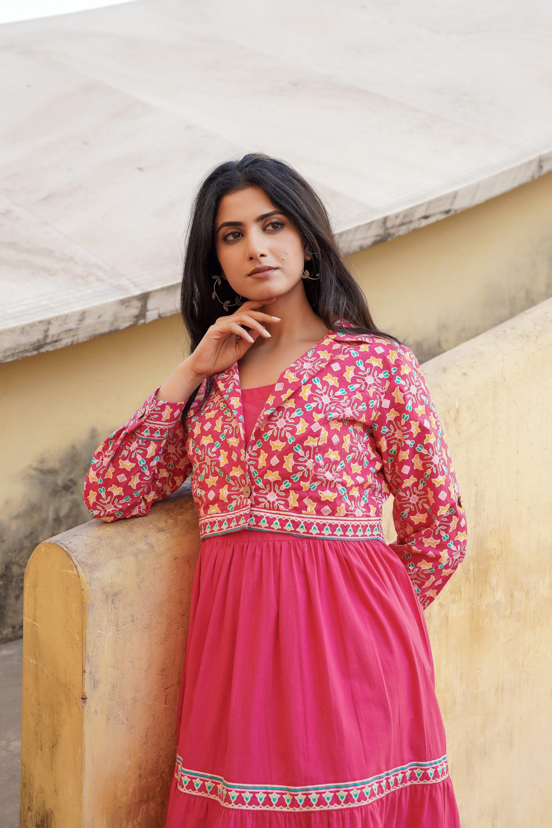 Gulmohar Melody Tiered Maxi Dress