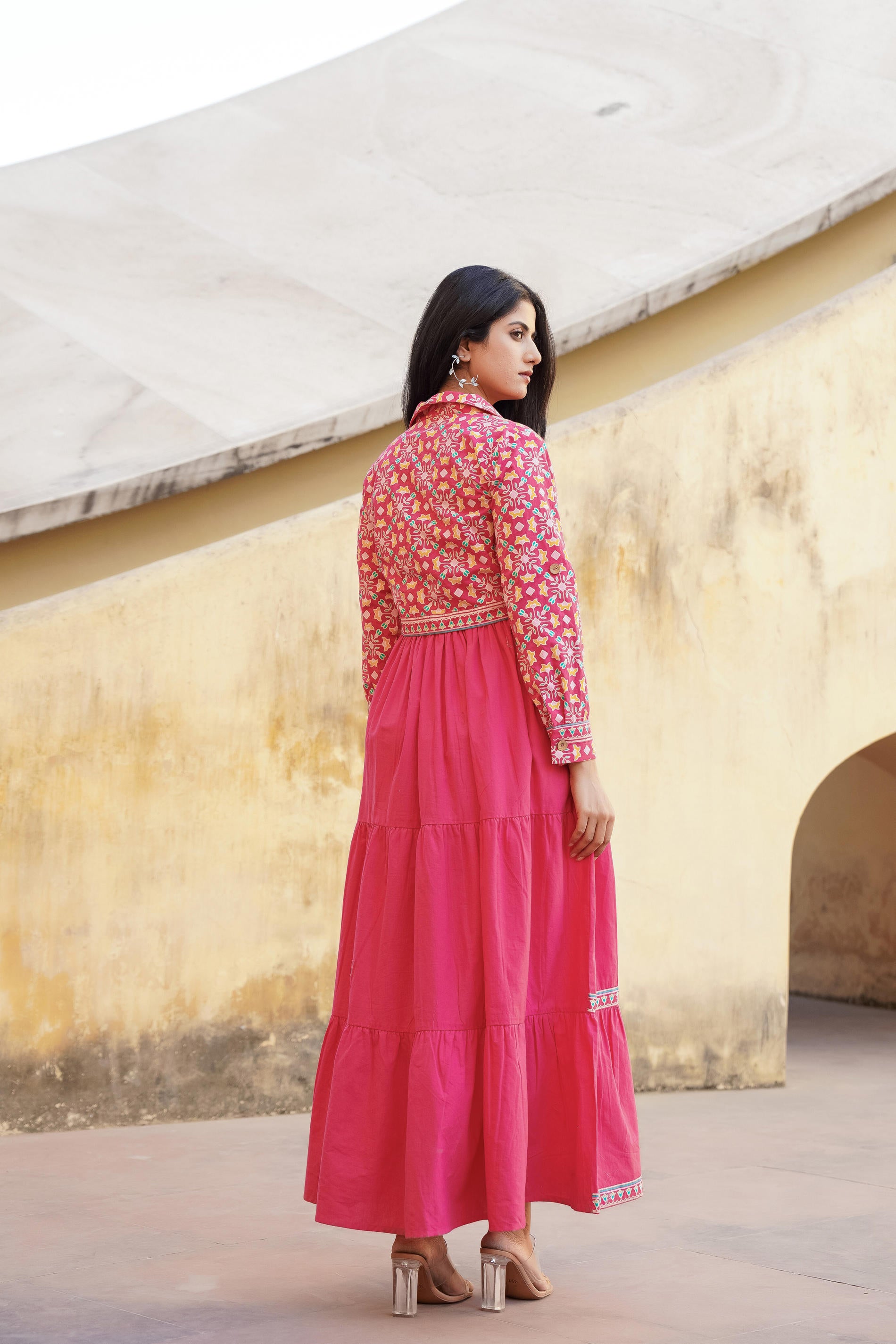 Gulmohar Melody Tiered Maxi Dress