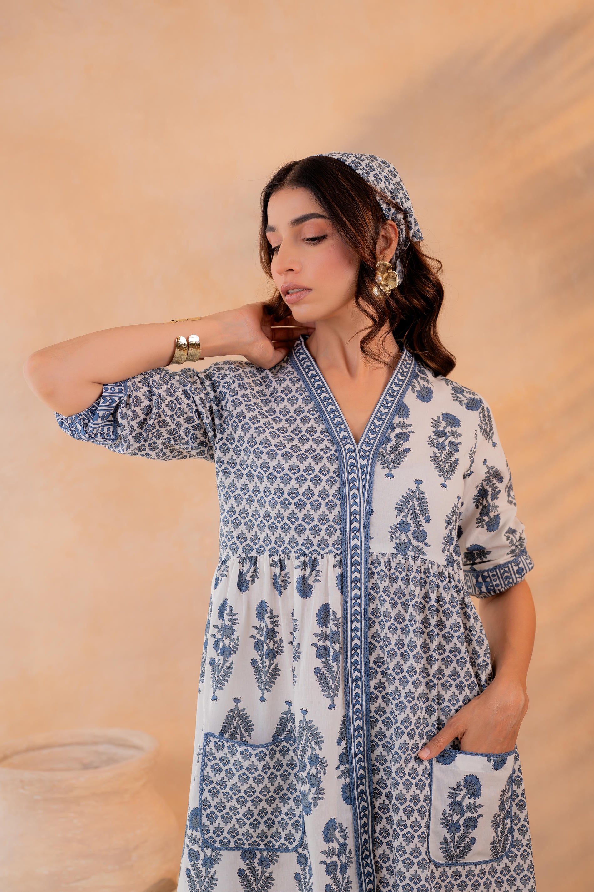 Indigo Whisper Heritage Dress