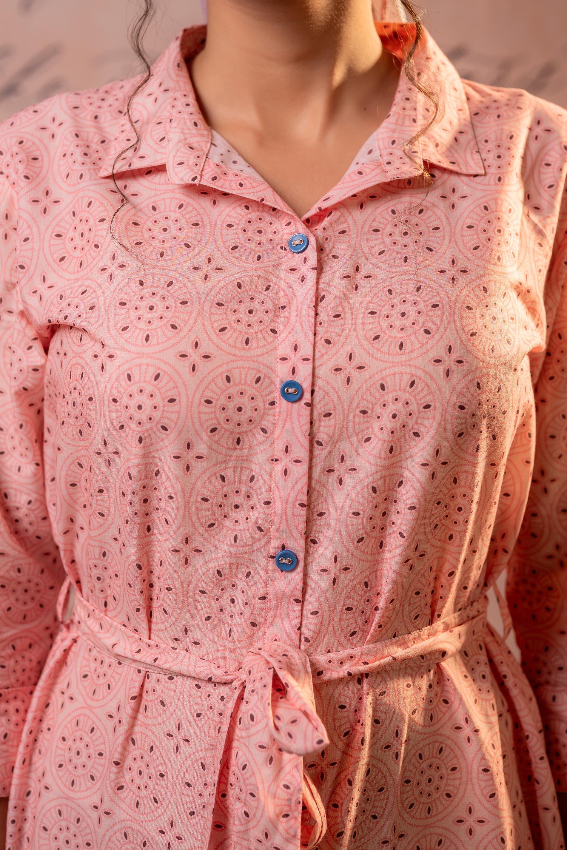 Pinkline Story Shirt Dress