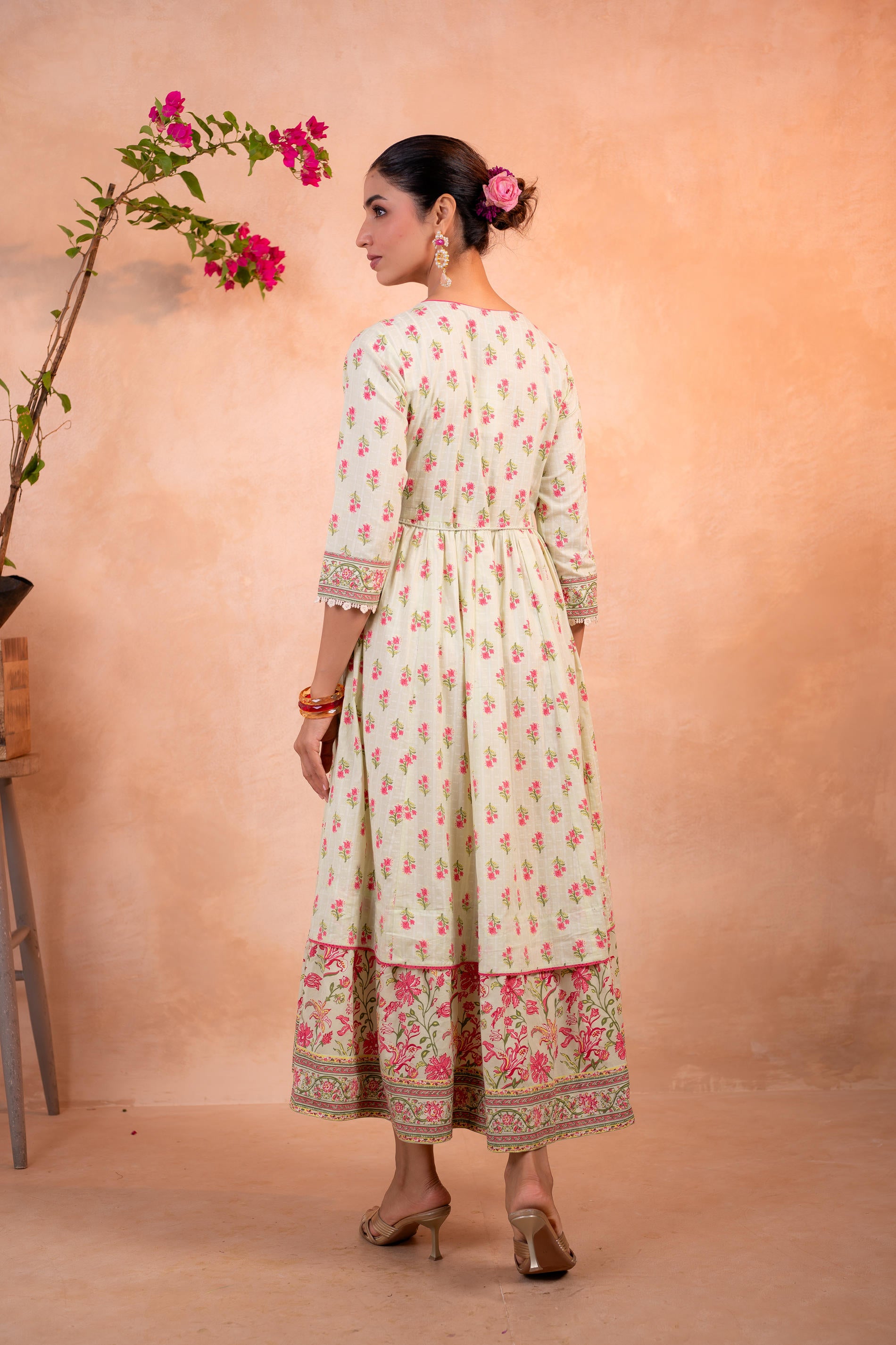 Pista Gulbagh Heritage Anarkali dress