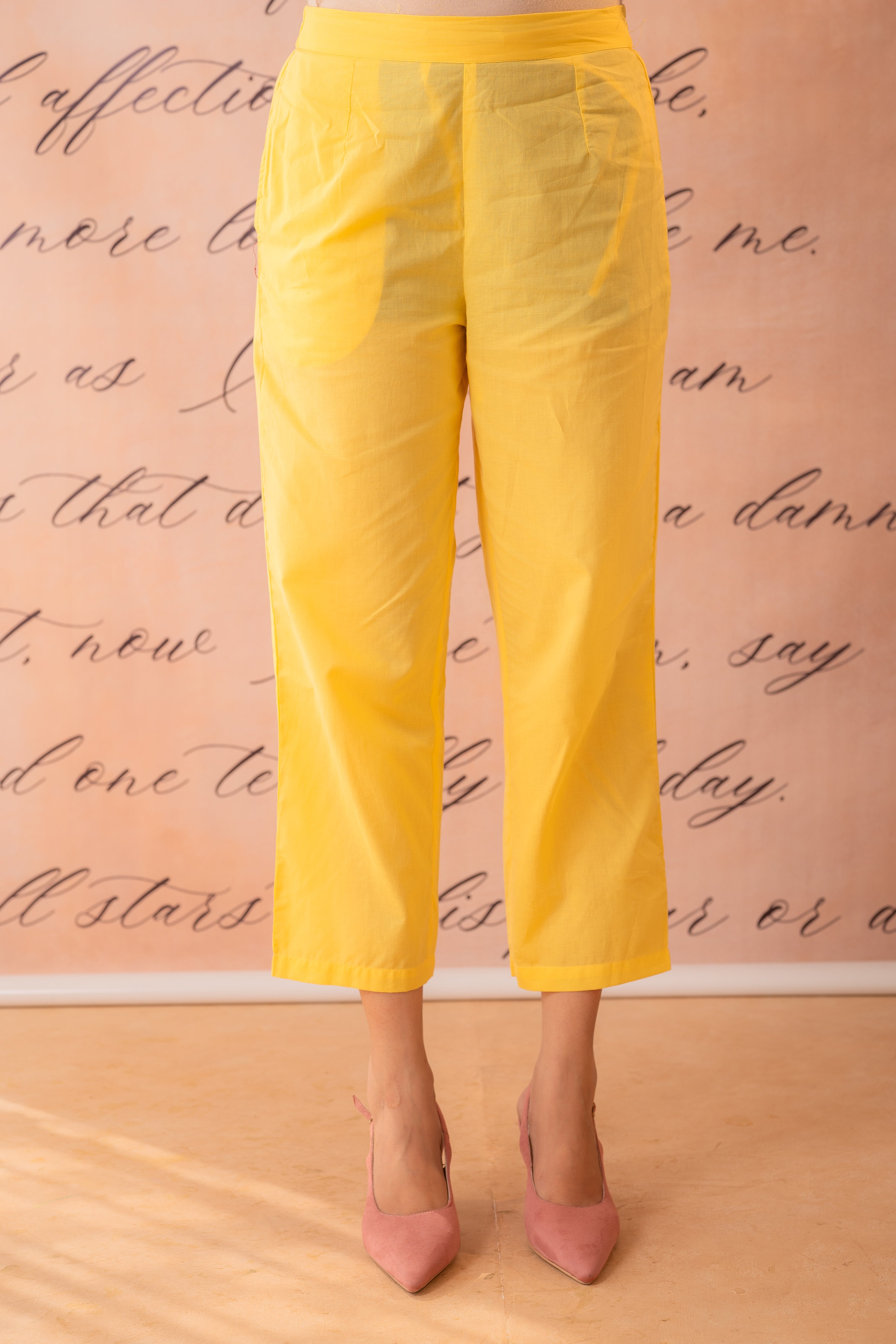 Yellow Floral Printed Kurta Pant And Dupatta Set