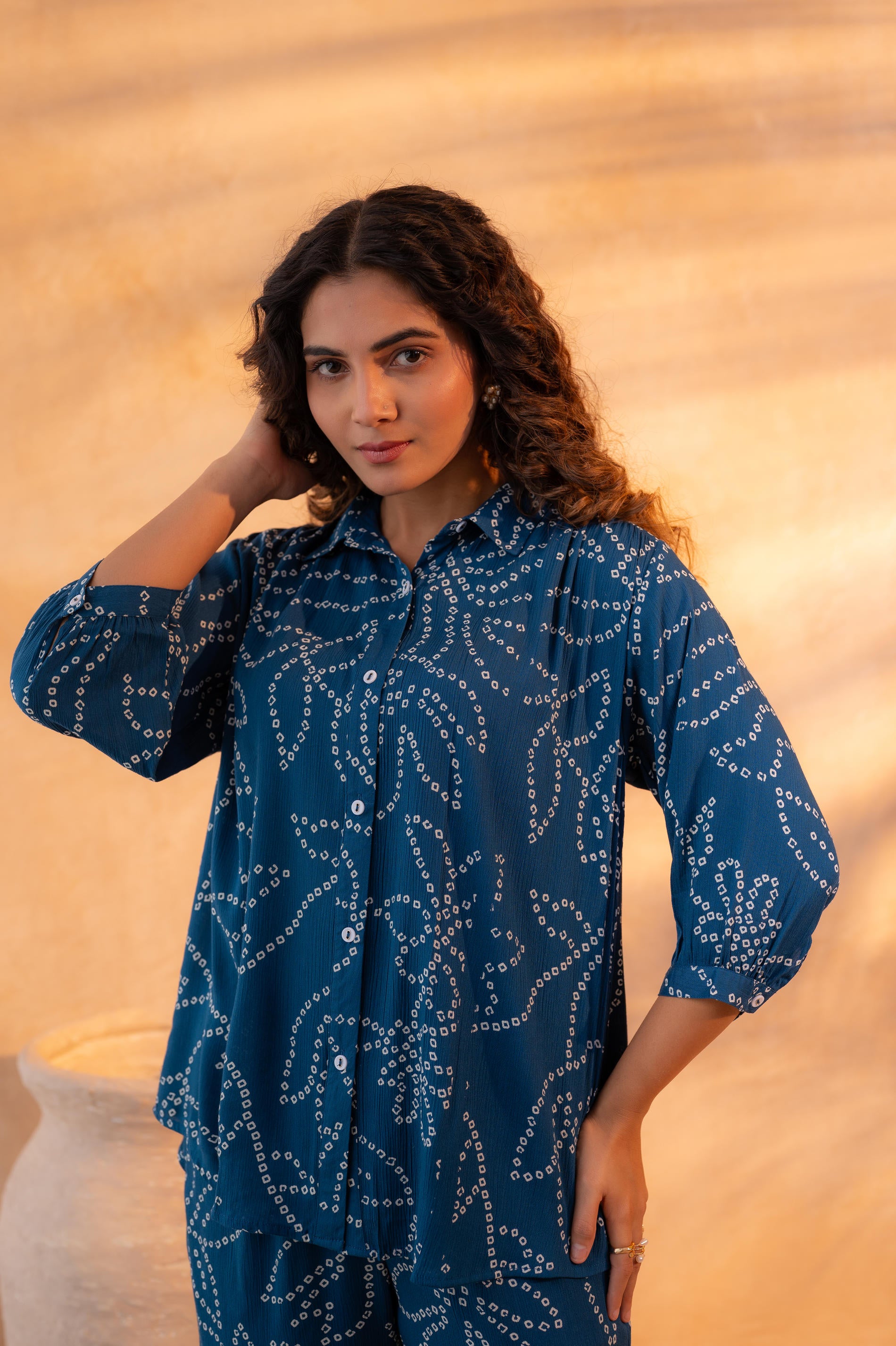 Indigo Whisper Co-Ord Set