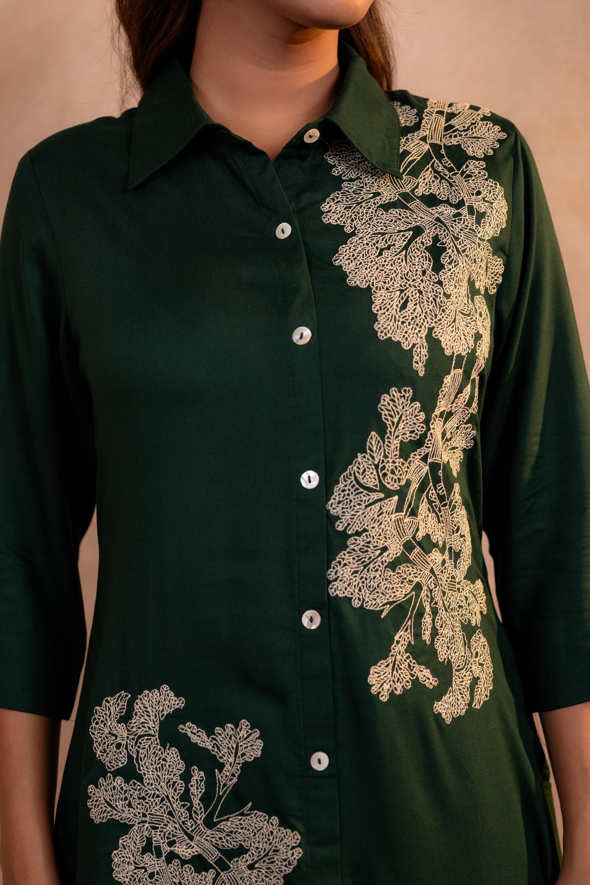Forest Bloom Printed Kurta Set