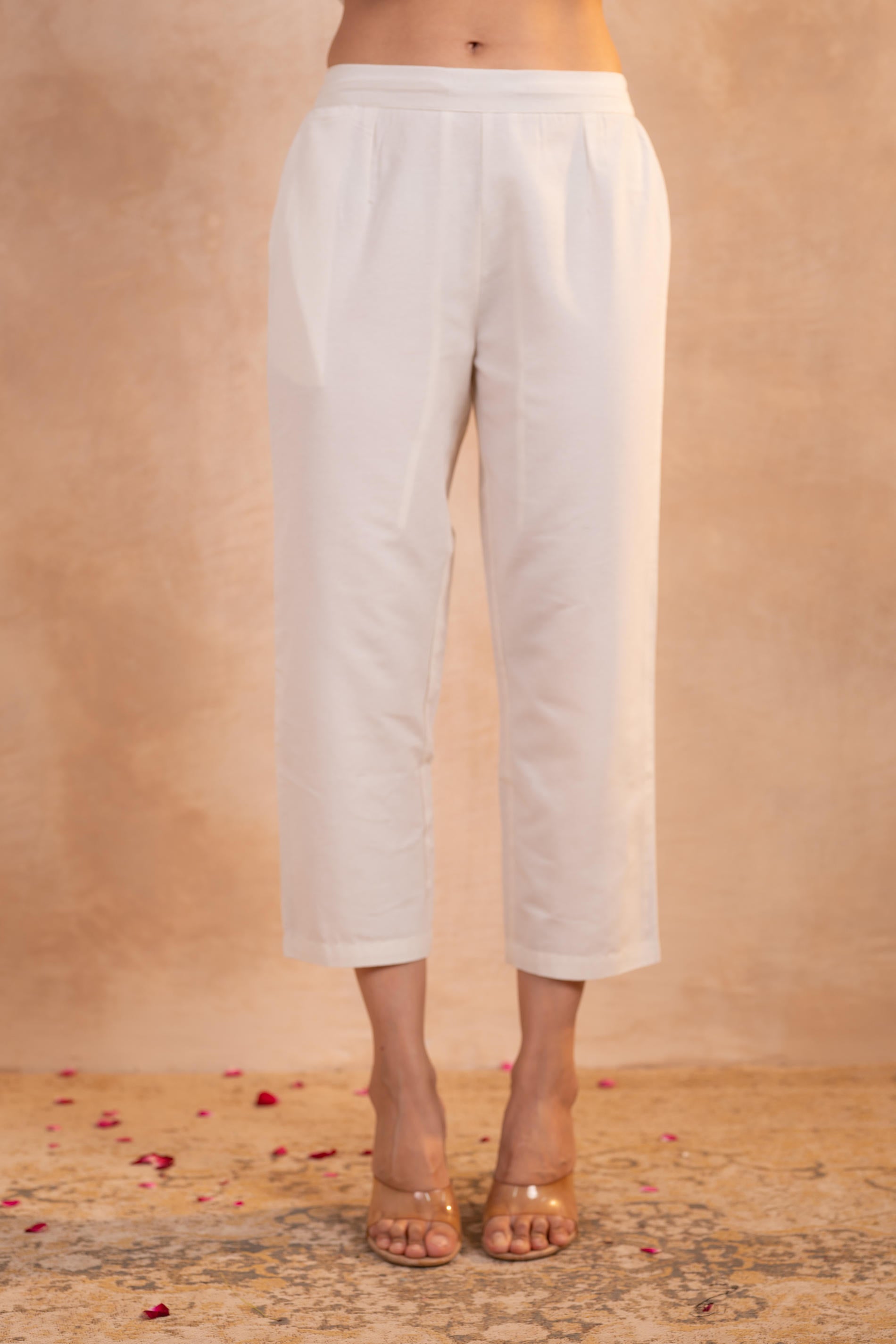 Elegant White Kurta Set with Black Embroidery & Dupatta