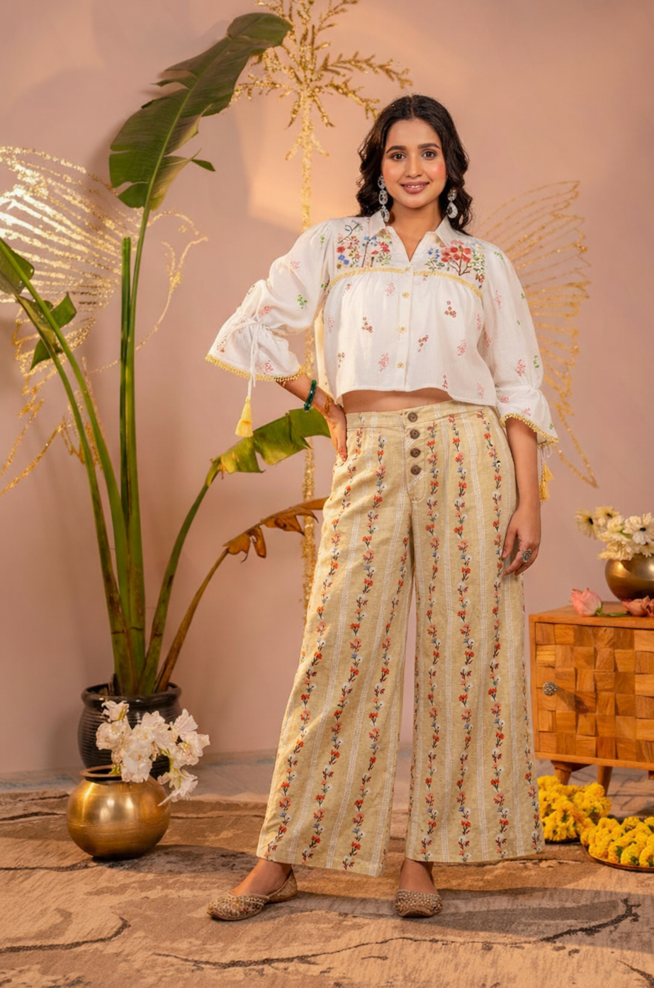 Phoolwari Printes Co-ord Set