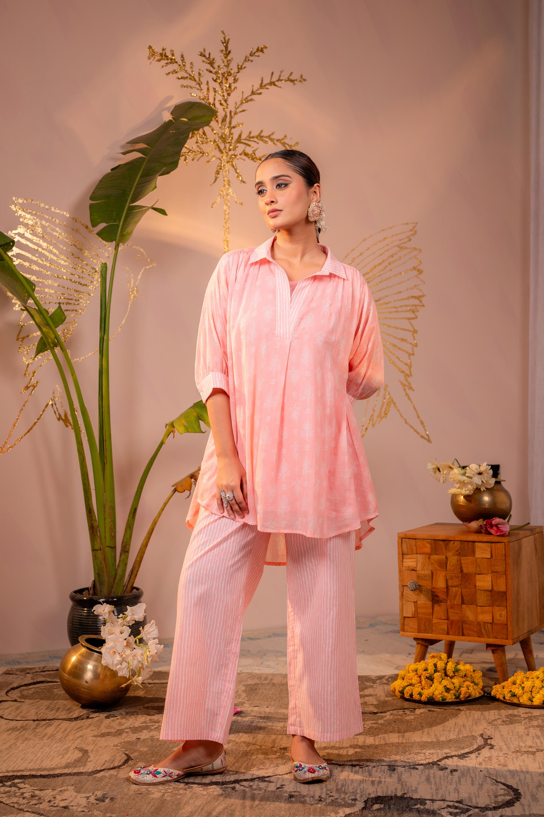 Rose Whisper Relaxed Co-ord Set
