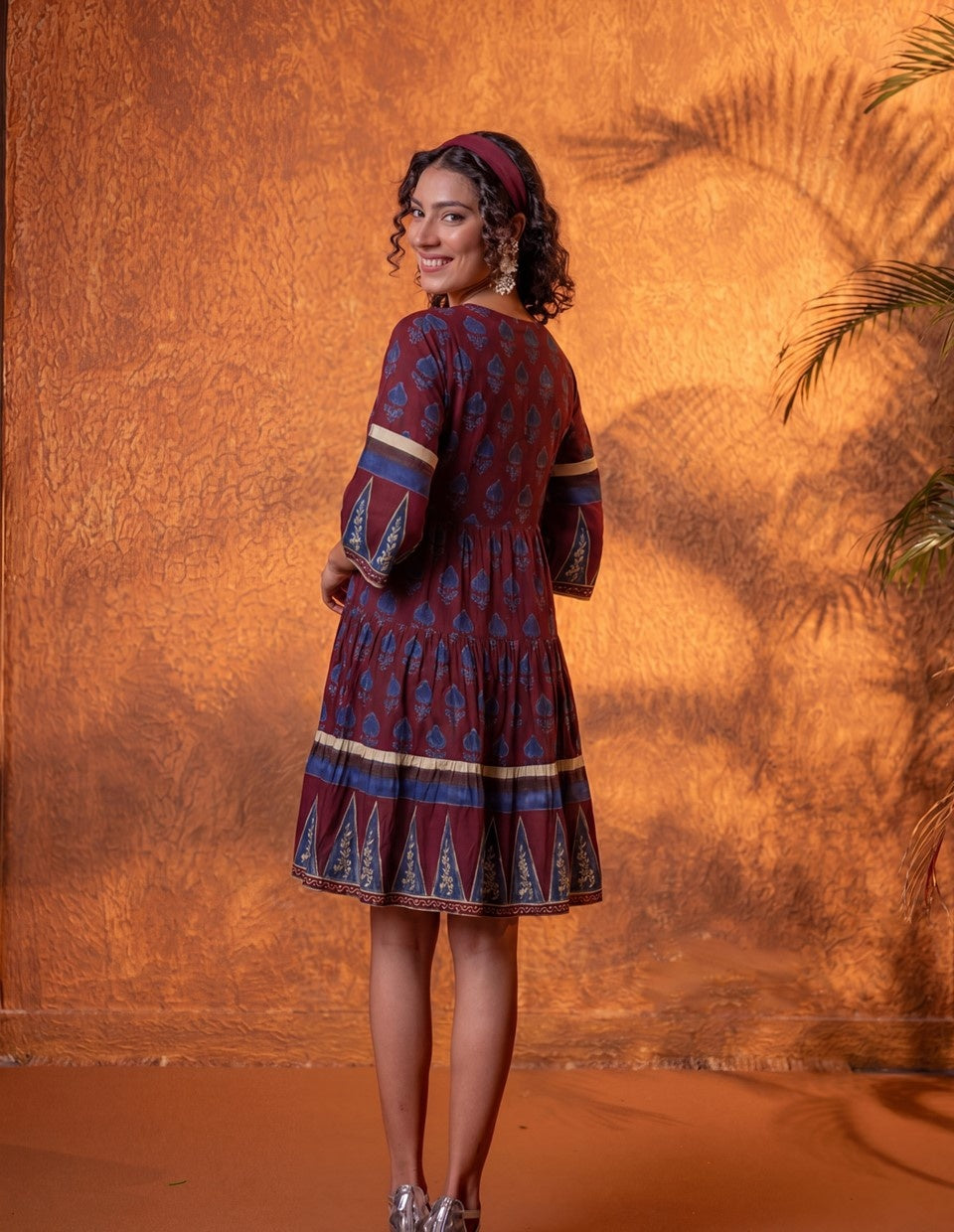 Maroon Heritage Dress
