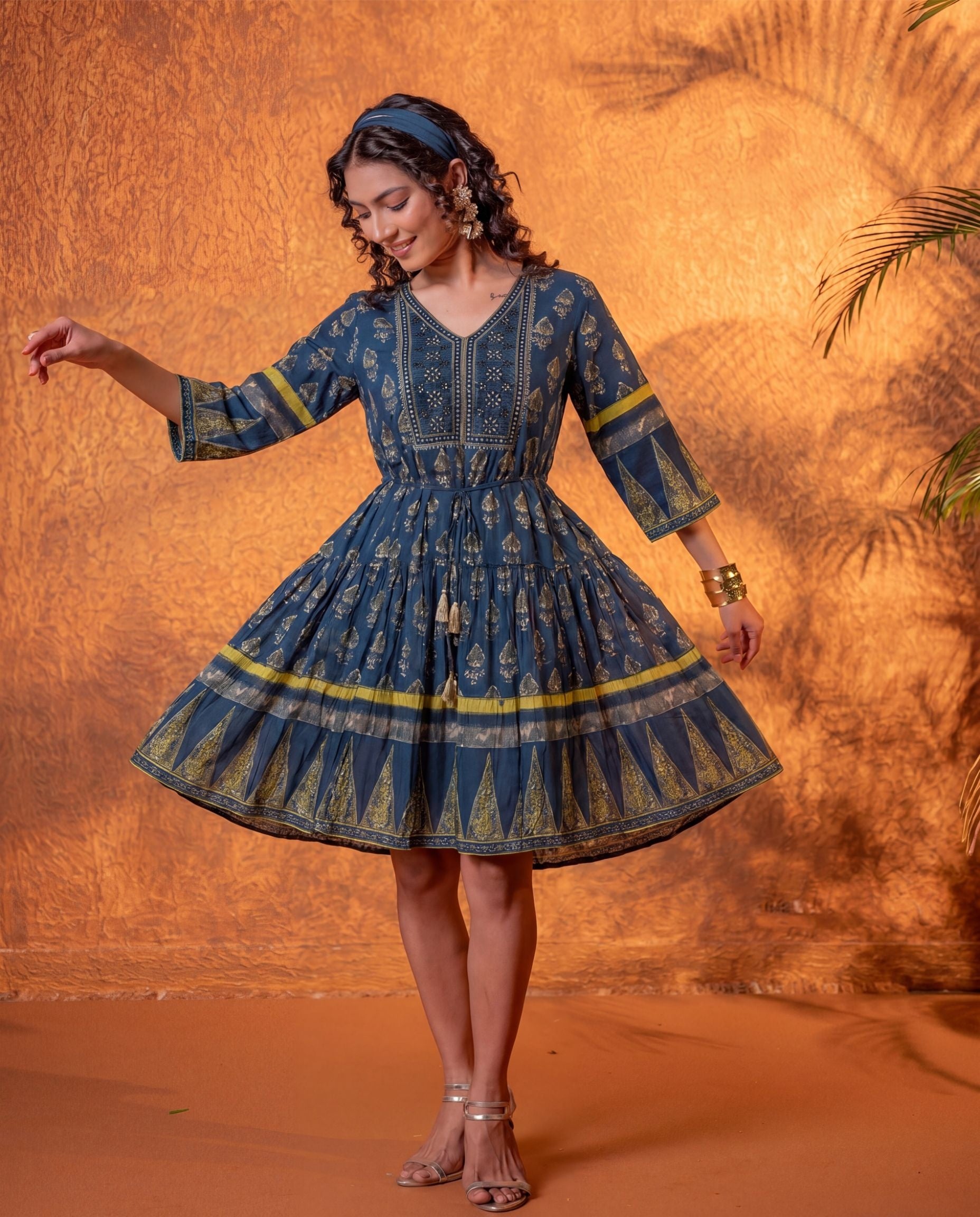Teal Heritage Dress