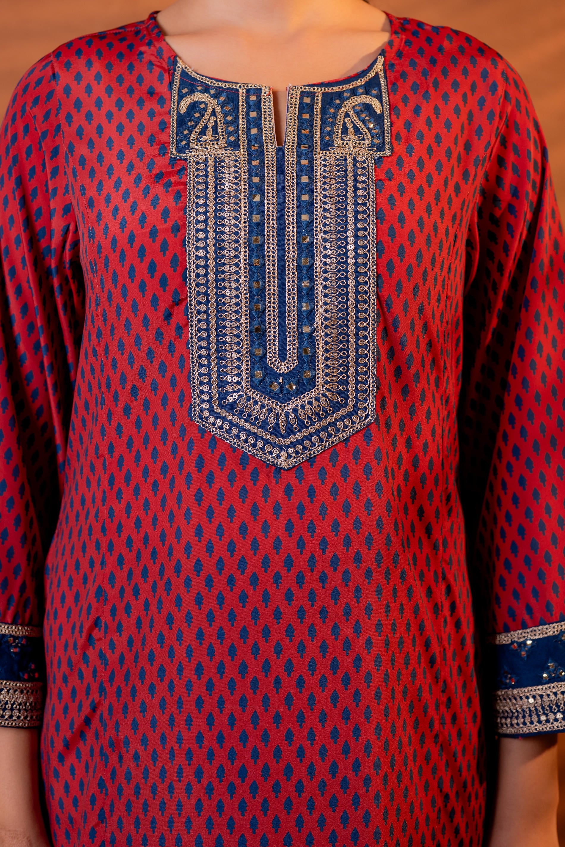 Noor Jaal Printed Long Kurta