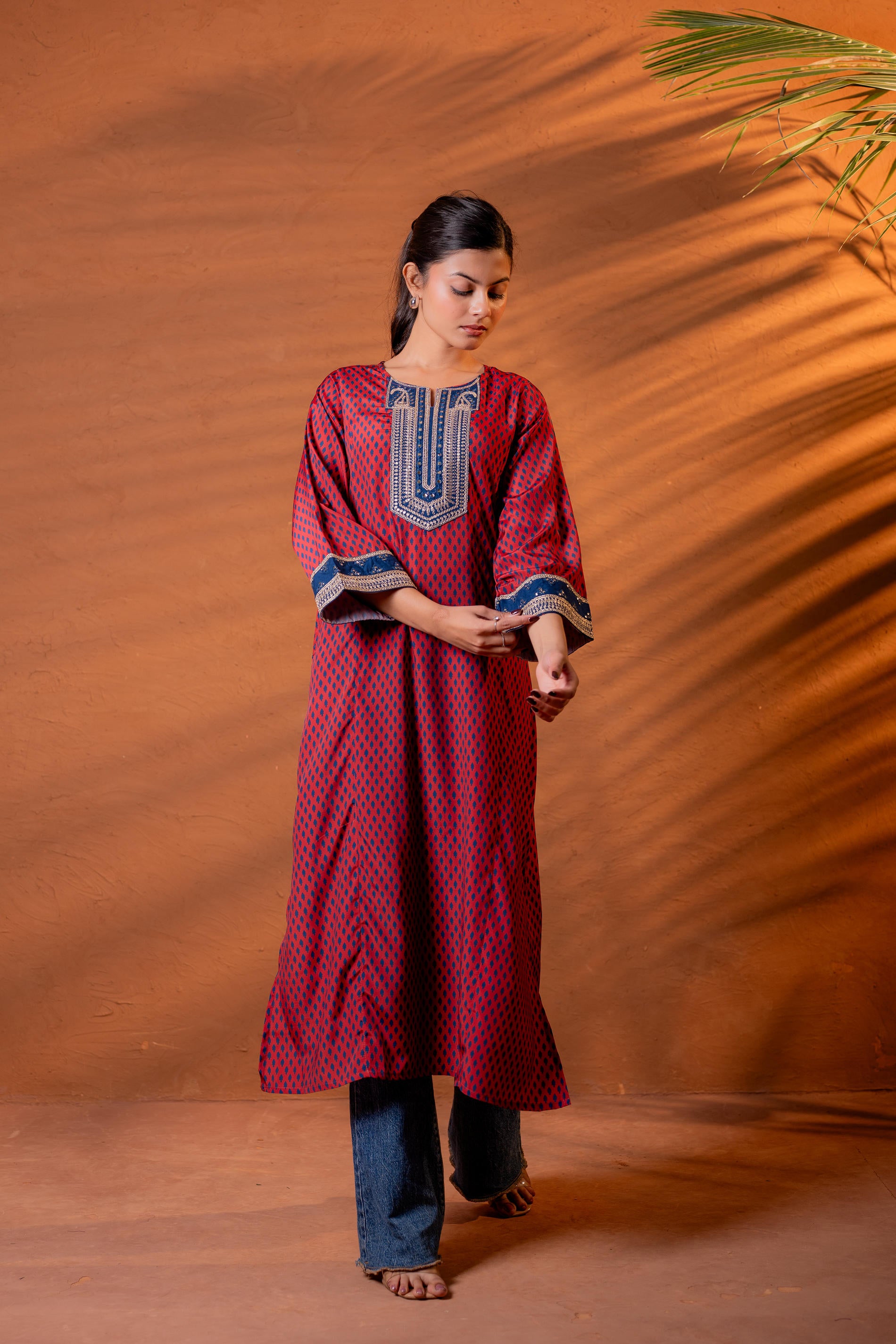 Noor Jaal Printed Long Kurta