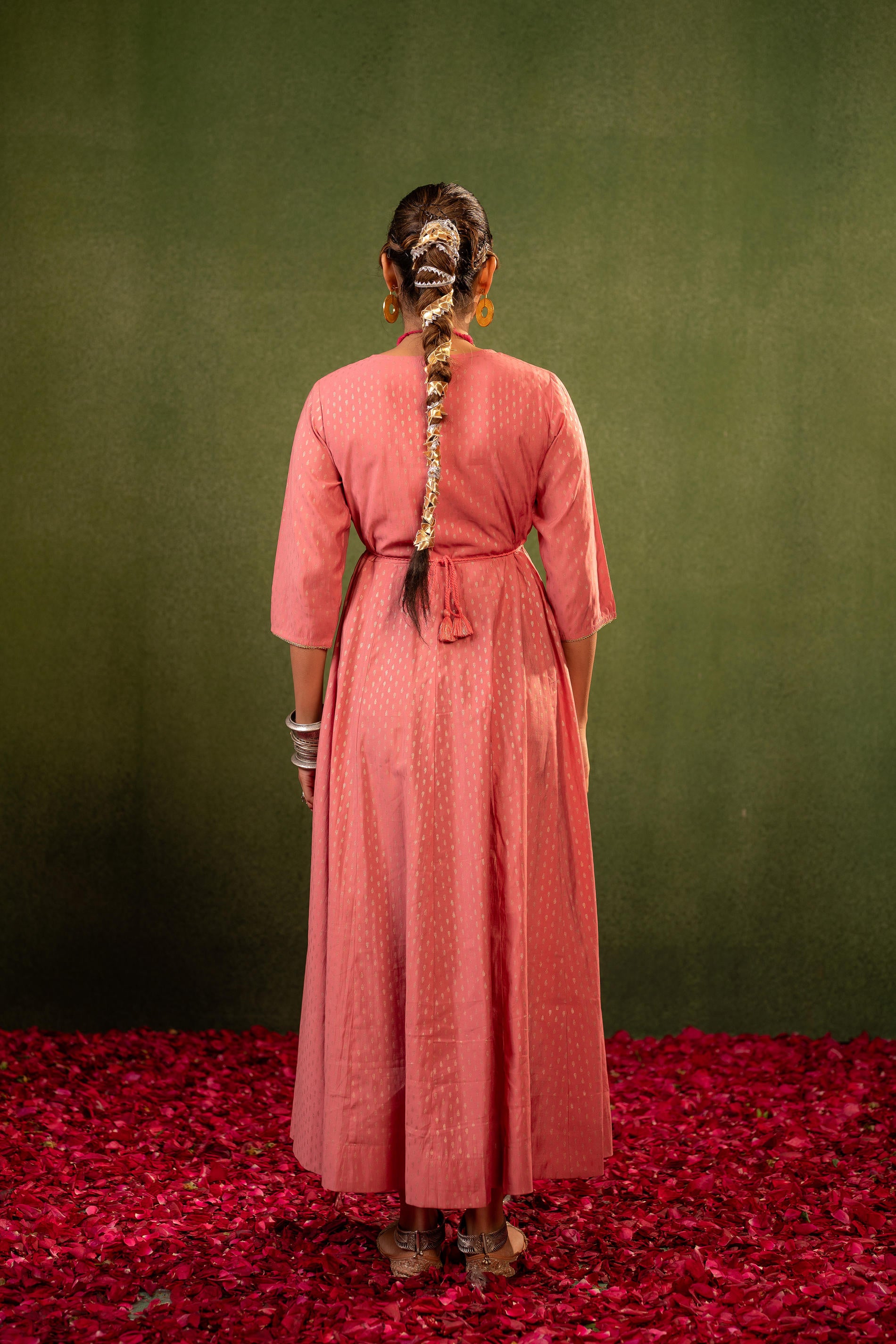 Gulnaar Riwaayat Pink Anarkali Dress