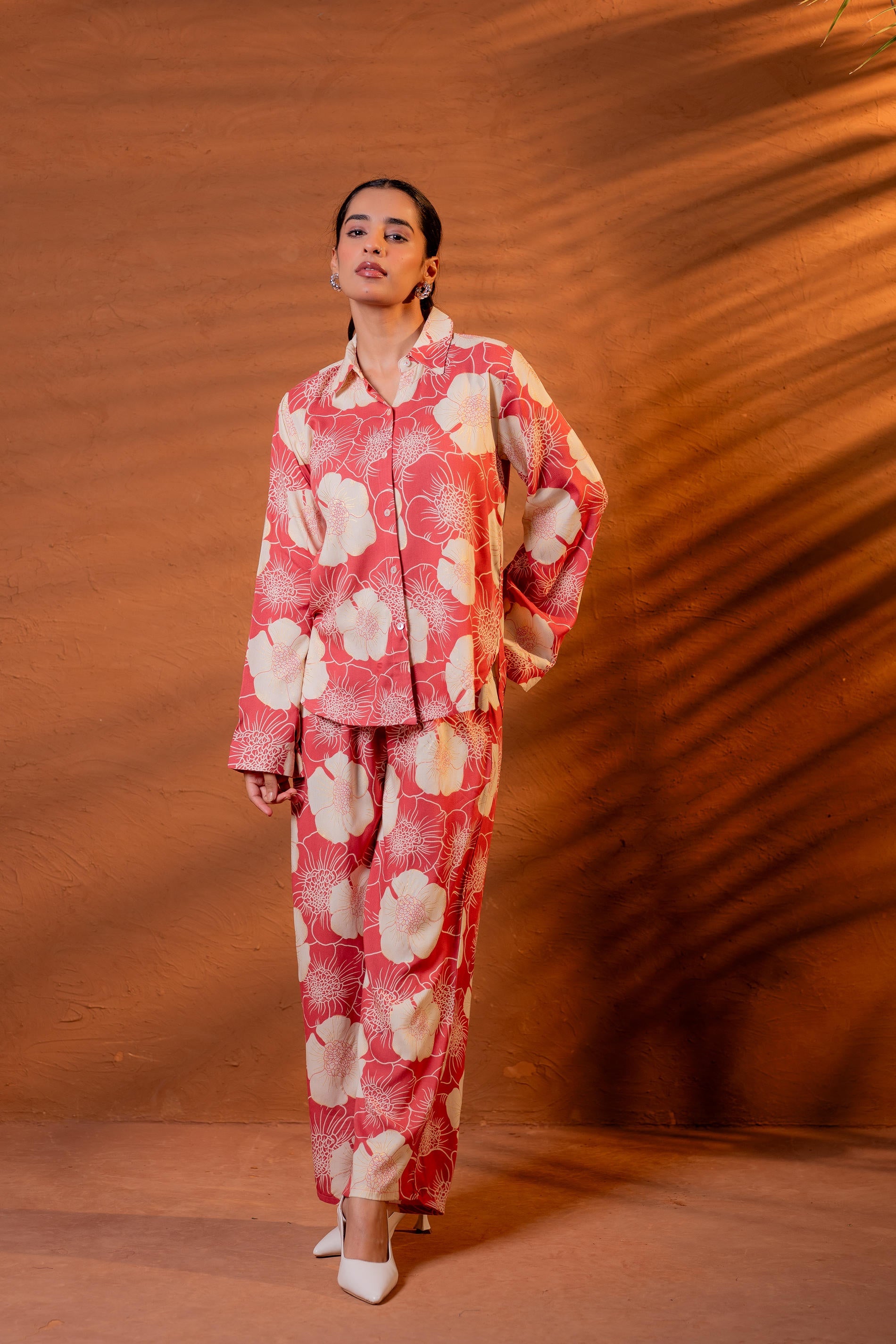 Women’s Relaxed Fit Floral Printed Co-ord Set