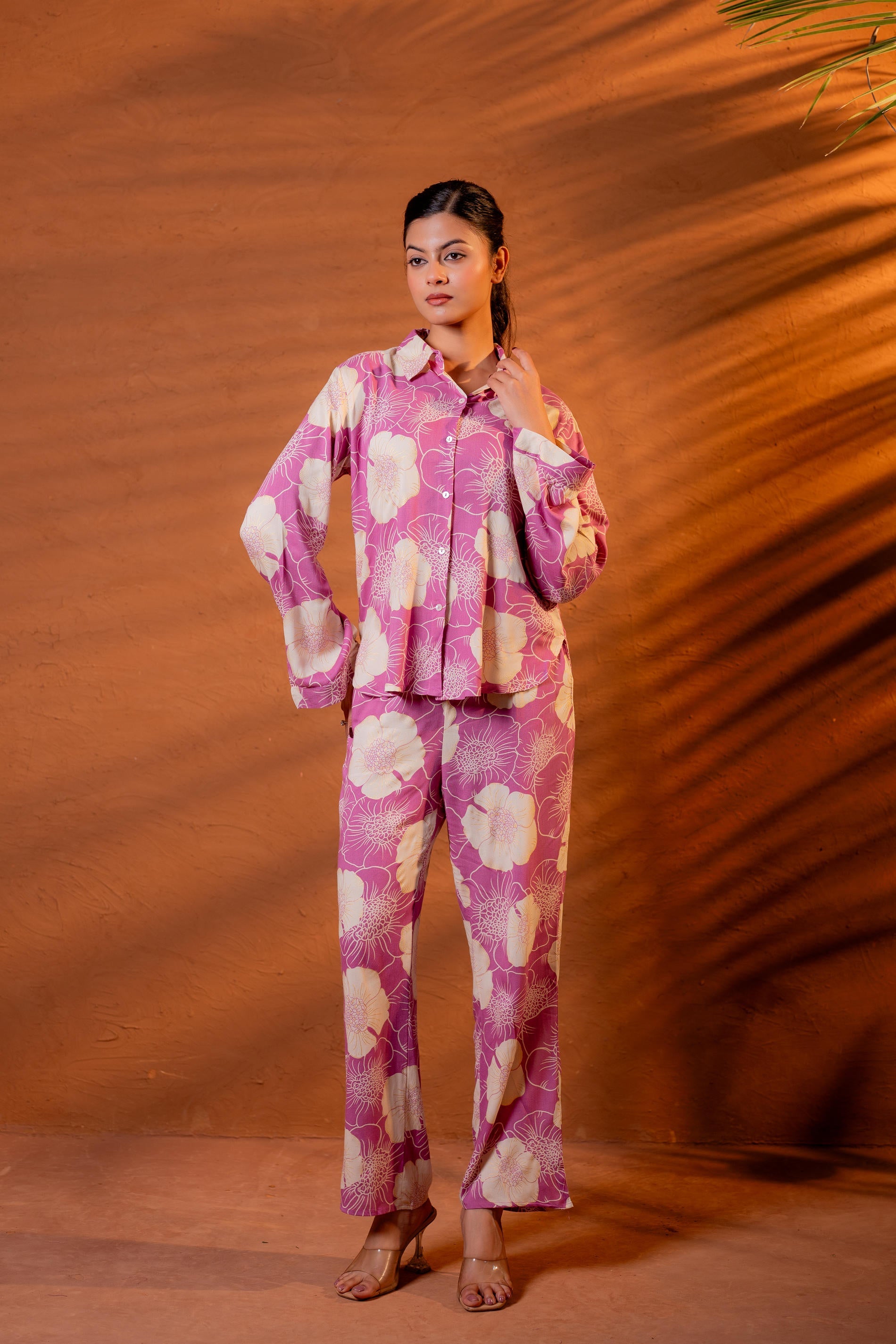 Women’s Relaxed Fit Floral Printed Co-ord Set