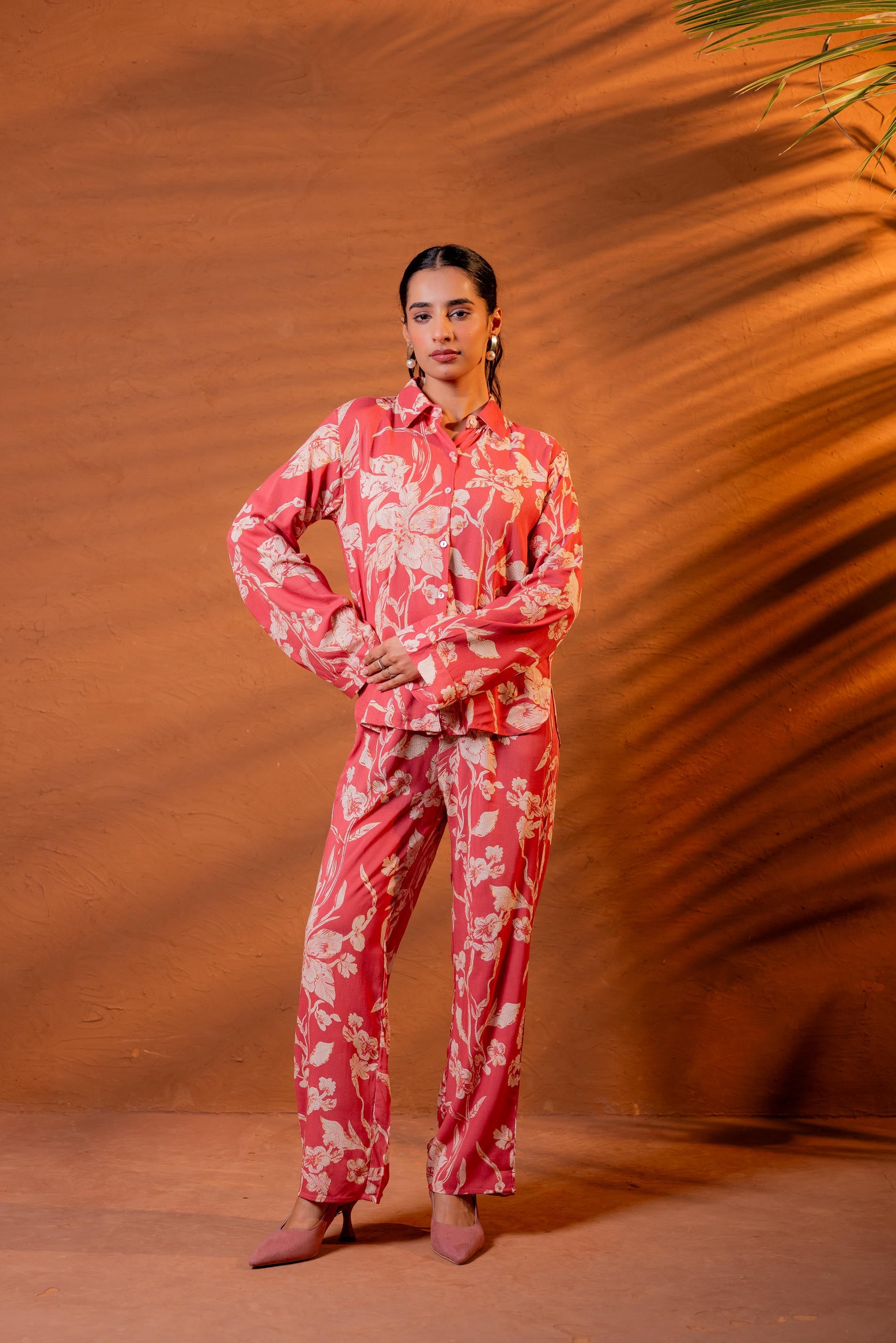 Women’s Relaxed Fit Floral Printed Co-ord Set