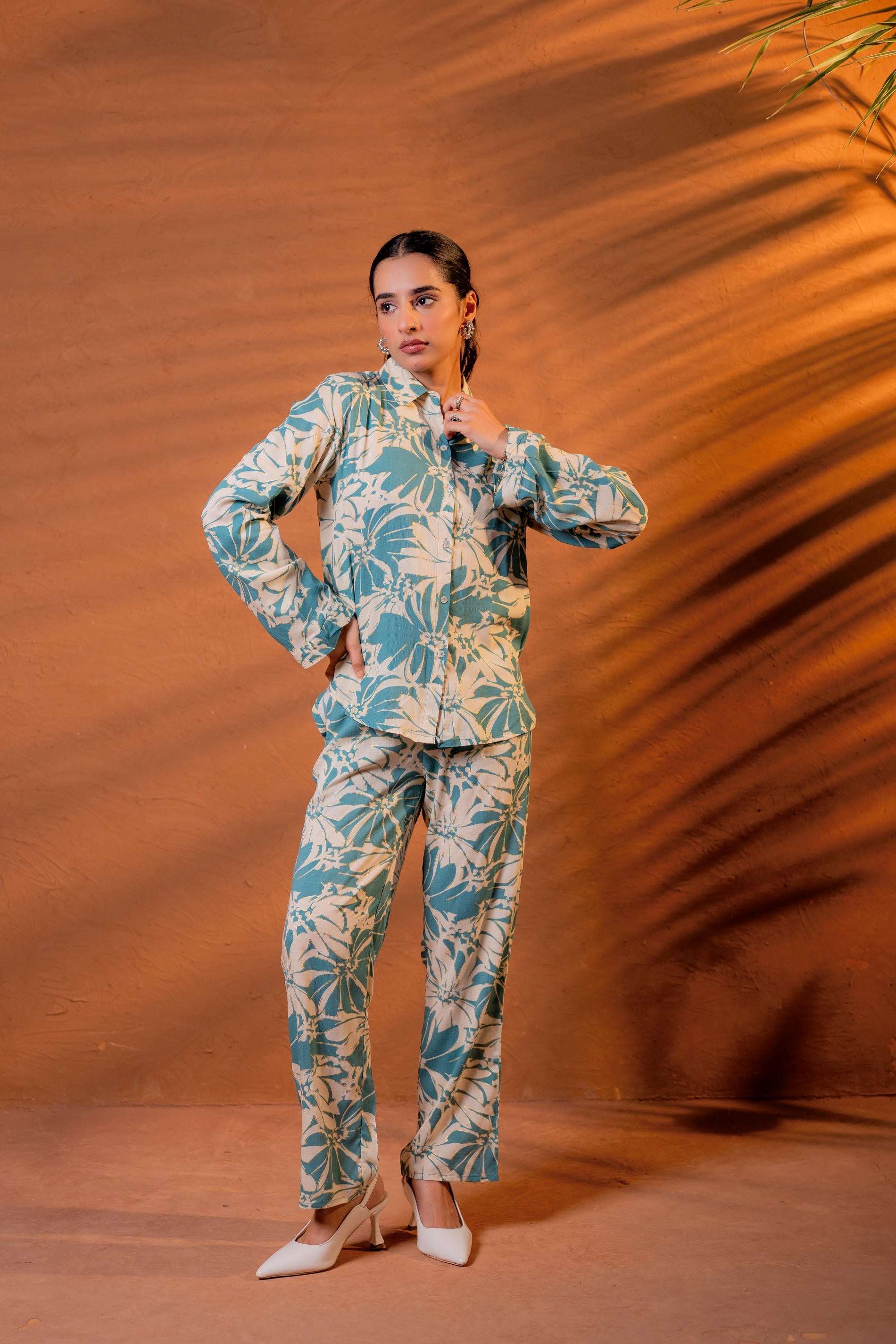 Women’s Relaxed Fit Floral Printed Co-ord Set