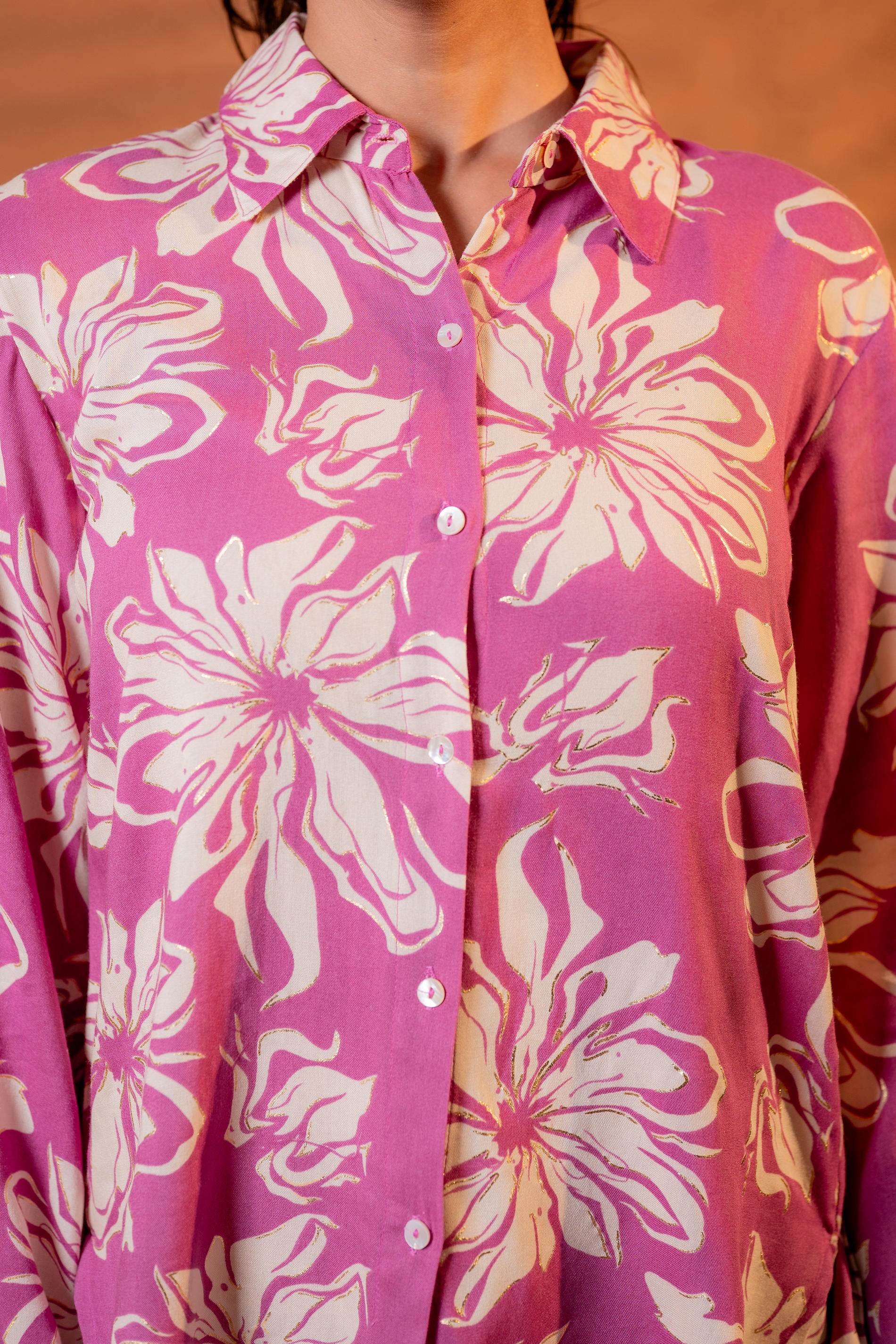 Women’s Relaxed Fit Floral Printed Co-ord Set