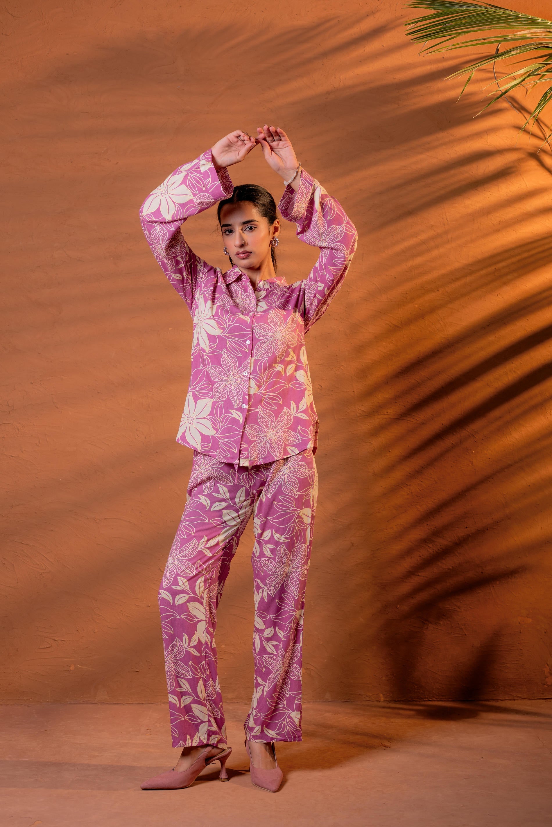 Women’s Relaxed Fit Floral Printed Co-ord Set