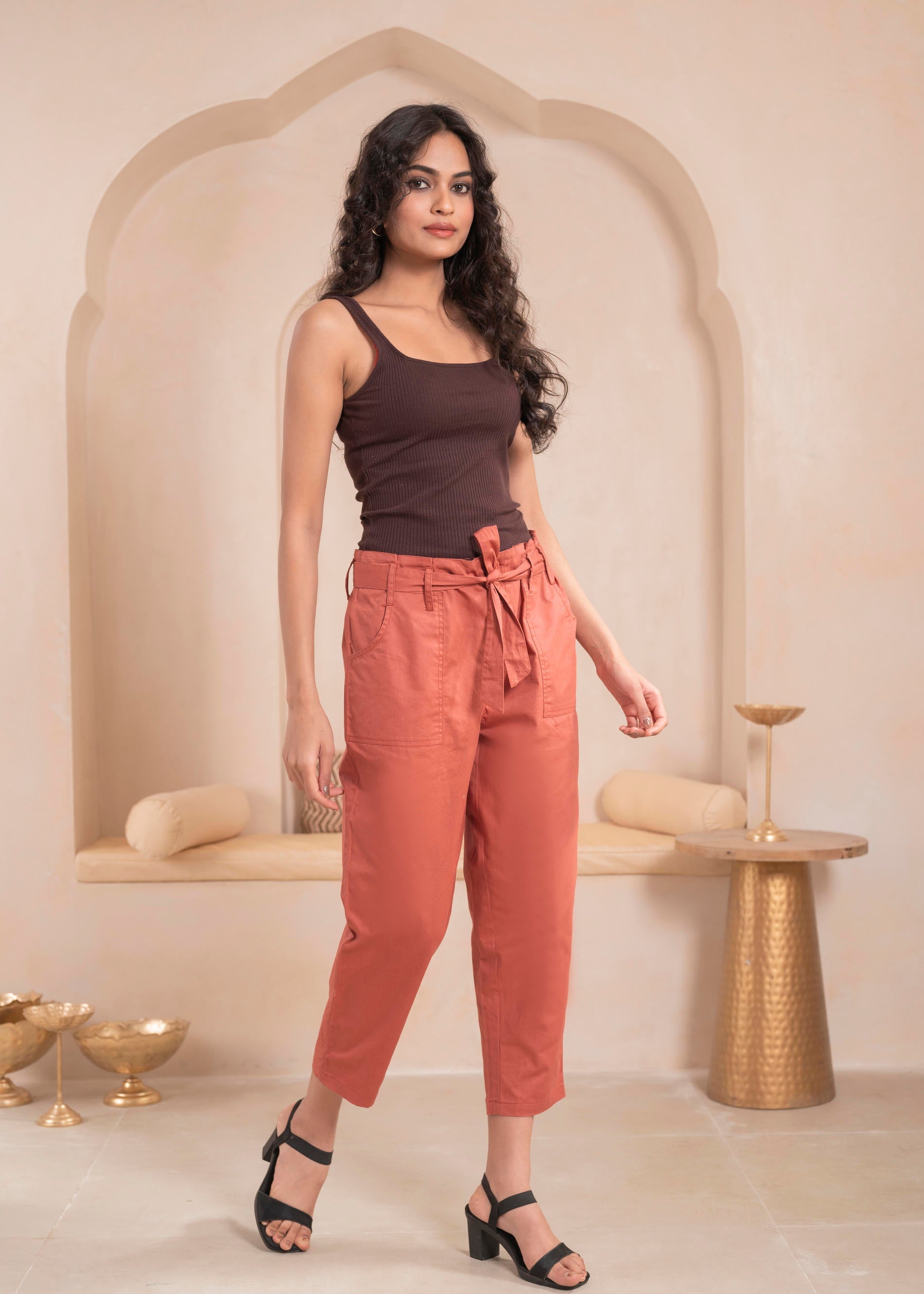 Lamora Women’s Straight-Fit Utility Pants