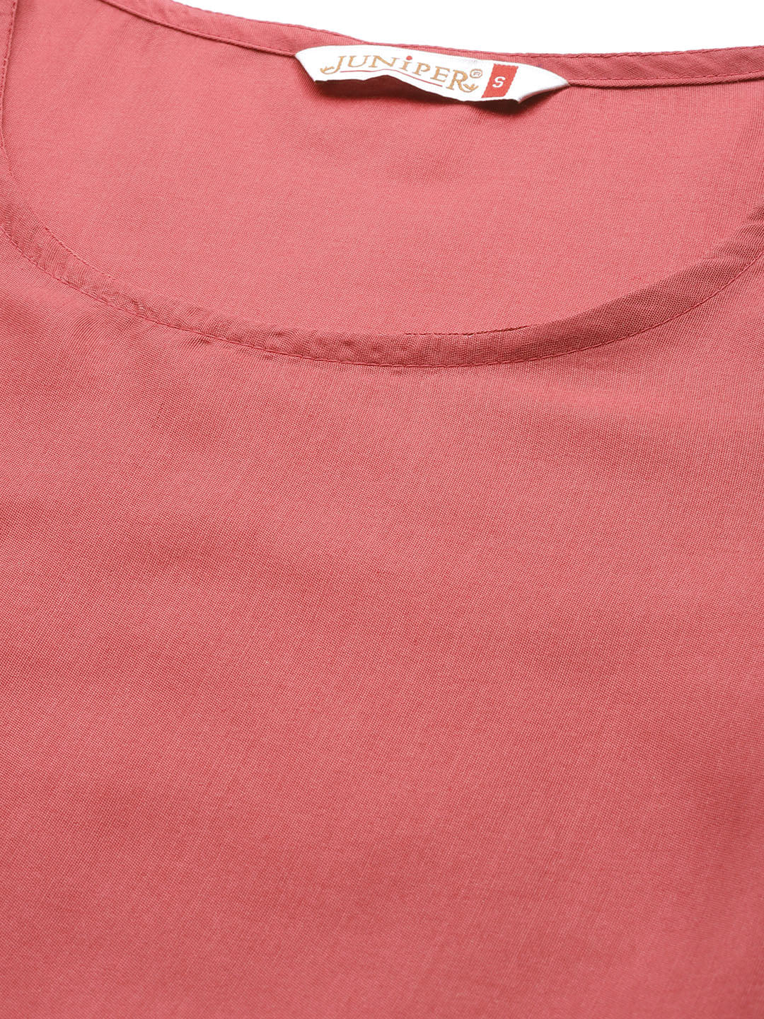 Juniper Pink Polka Dot Printed Chiffon Short Dress