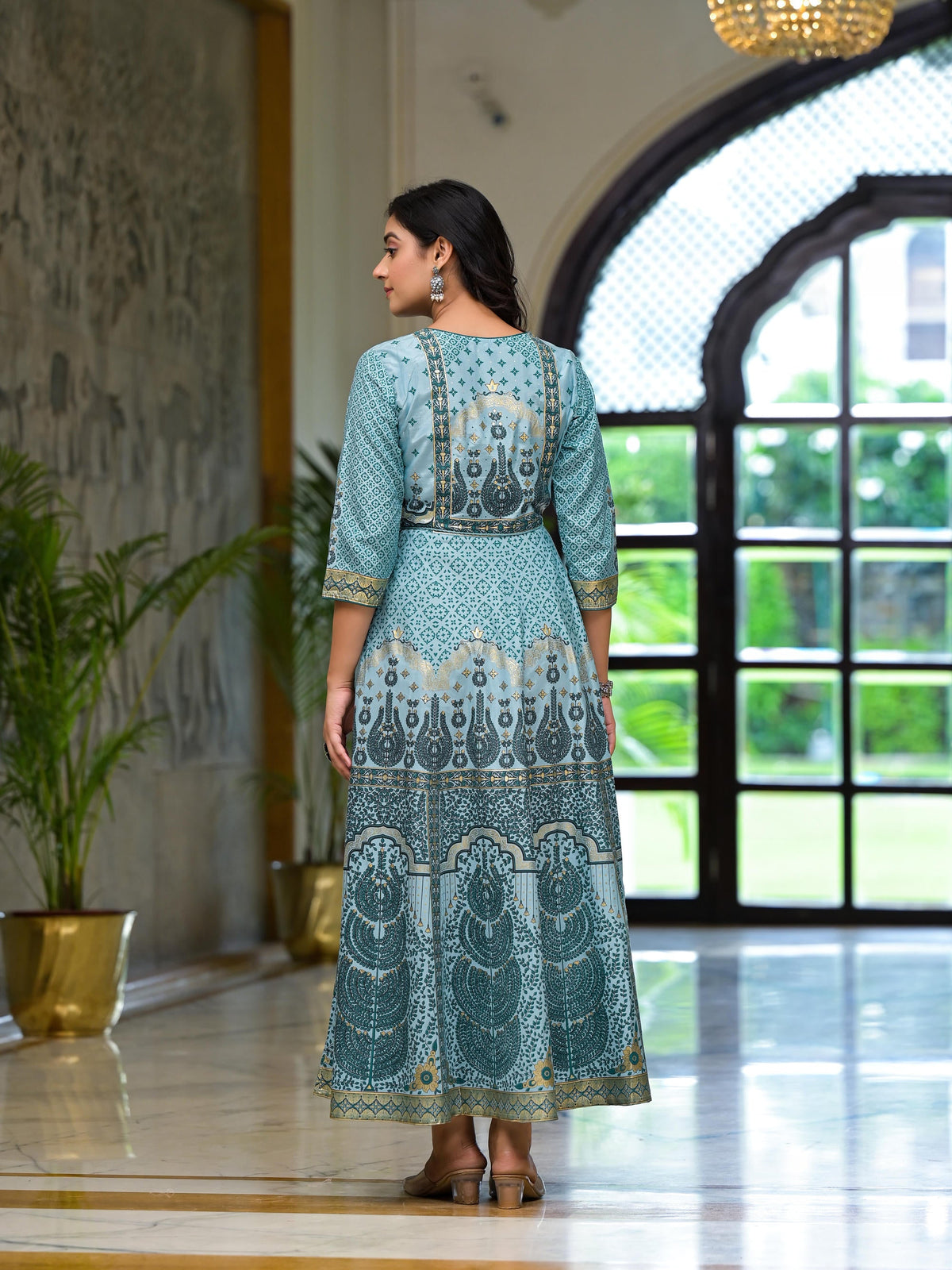 green emerald velvet dress Dreaming Of Summer Embroidered Dress In Aqua