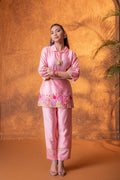 Peach Bloom Tassel Kurta Co-Ord