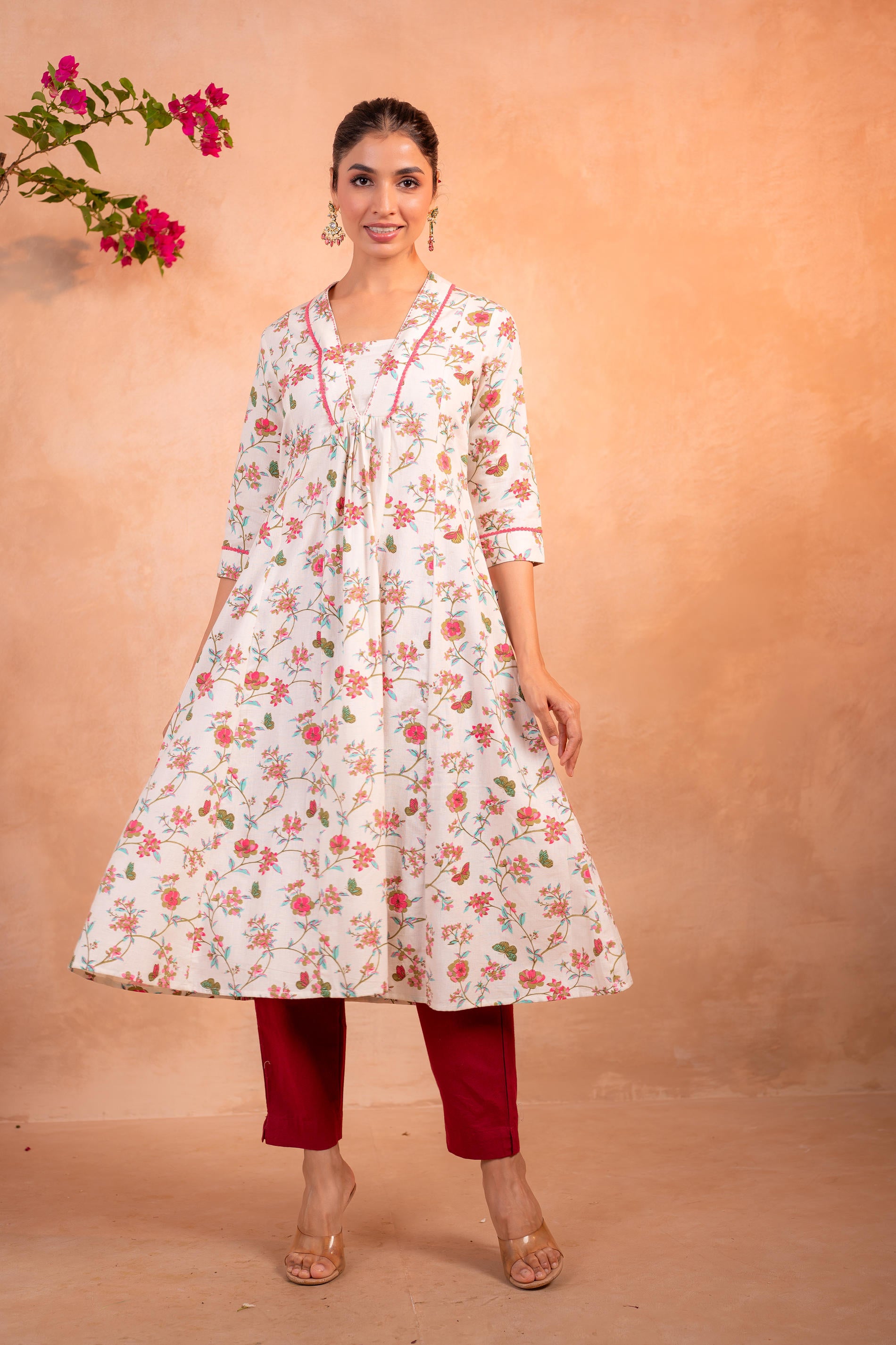 Ivory Garden Bloom Kurta