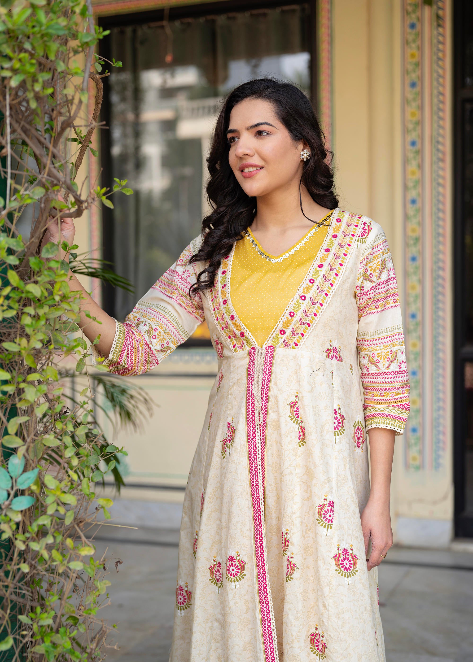 Women Printed Floral Fit & Flared Dress
