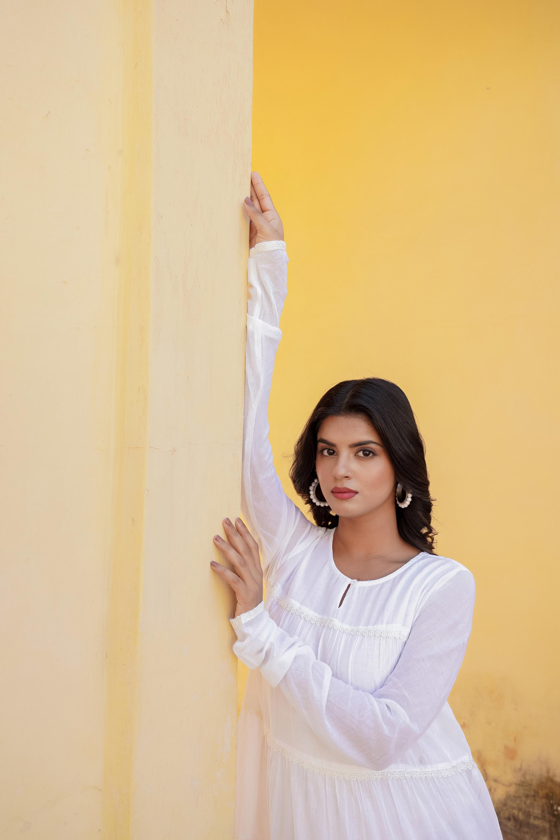 Snowfall Breeze Tiered Maxi Dress