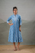 Neel Pushp Gathered Anarkali Dress