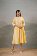 Genda Phool Gathered Anarkali Dress