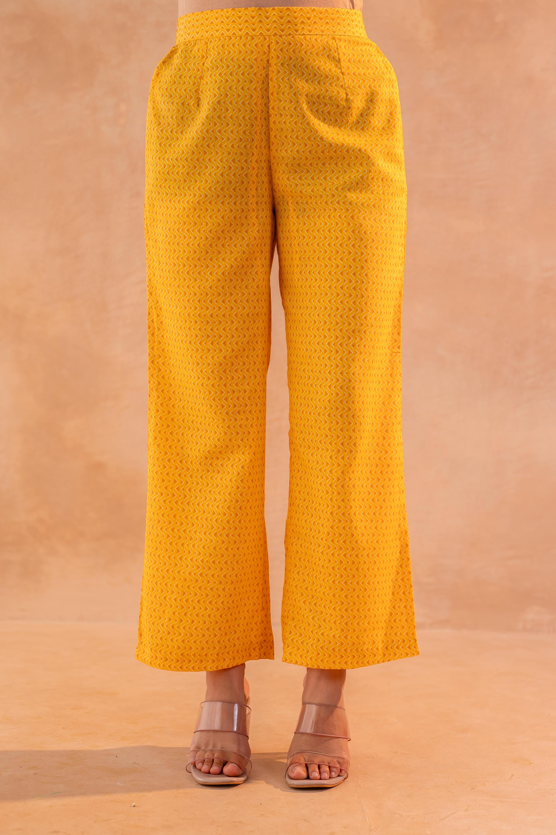 Golden Petal Daywear Kurta And Pant Set