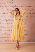 Surajmukhi Bloom Embroidered Anarkali Kurta