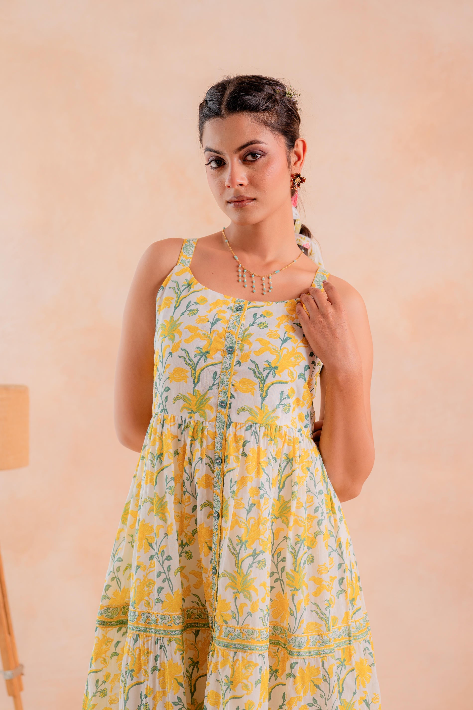 Sunlit Meadow Tiered Dress