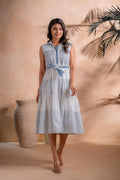 Neel Aangan Tiered Midi Dress