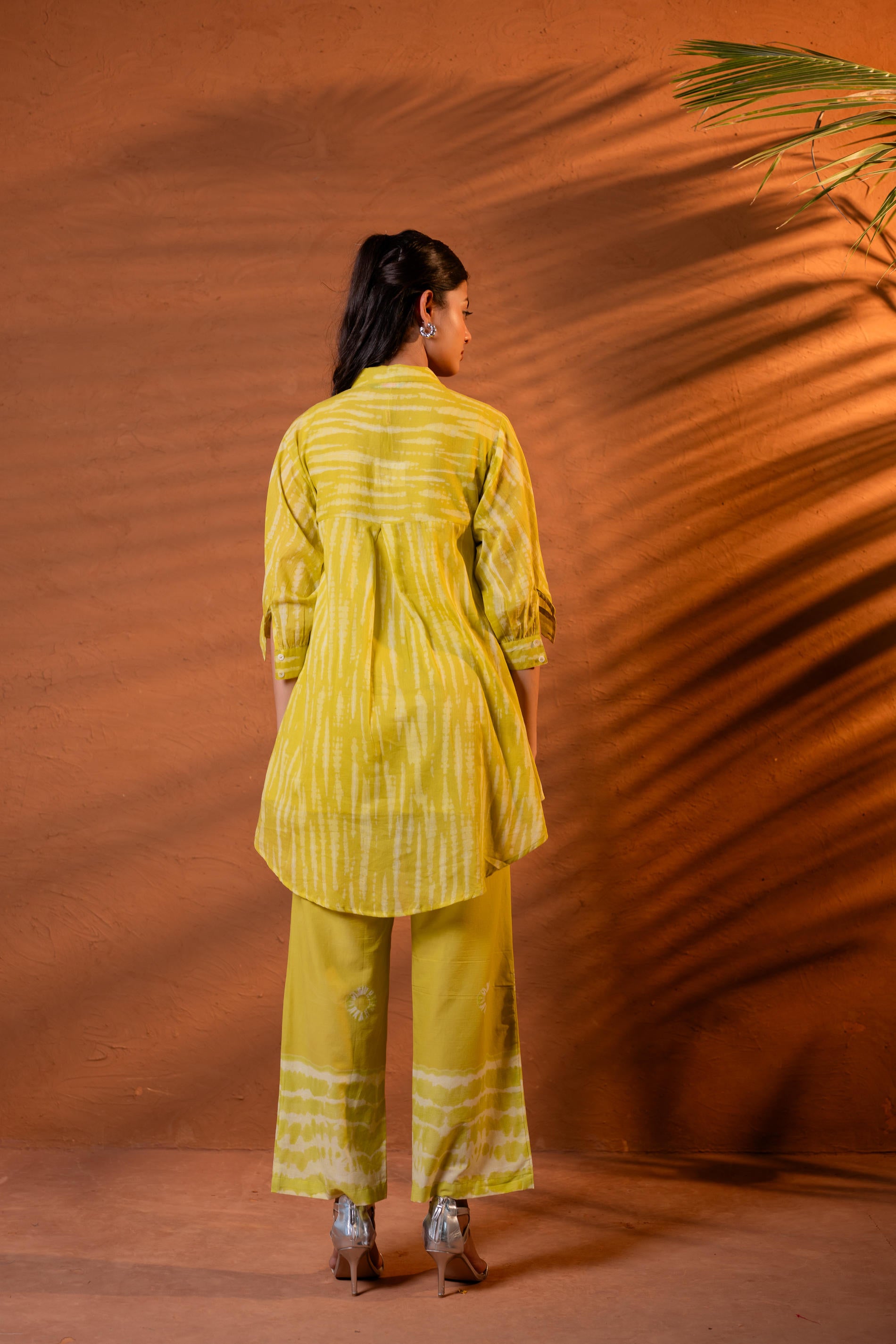 Sunshine ray lime Tunic Set