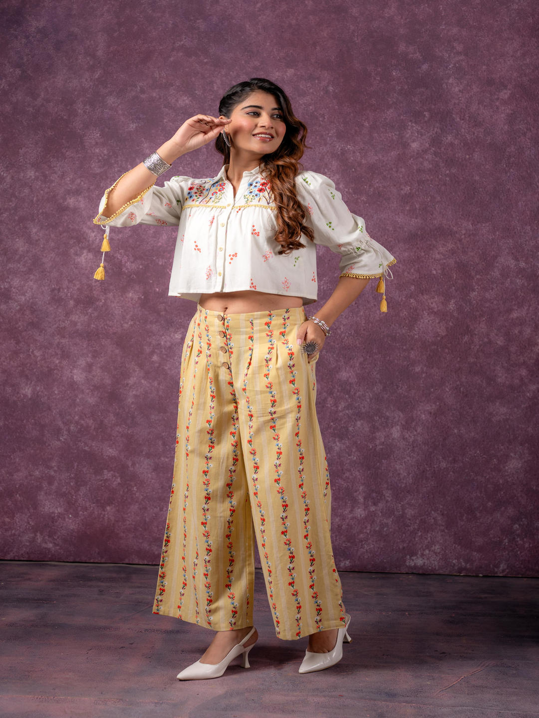 Phoolwari Printes Co-ord Set