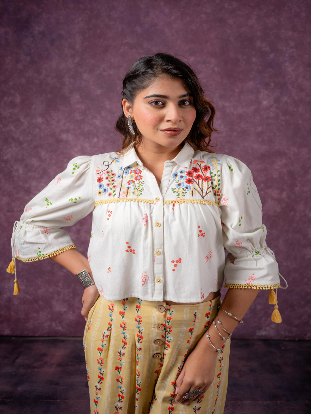 Phoolwari Printes Co-ord Set