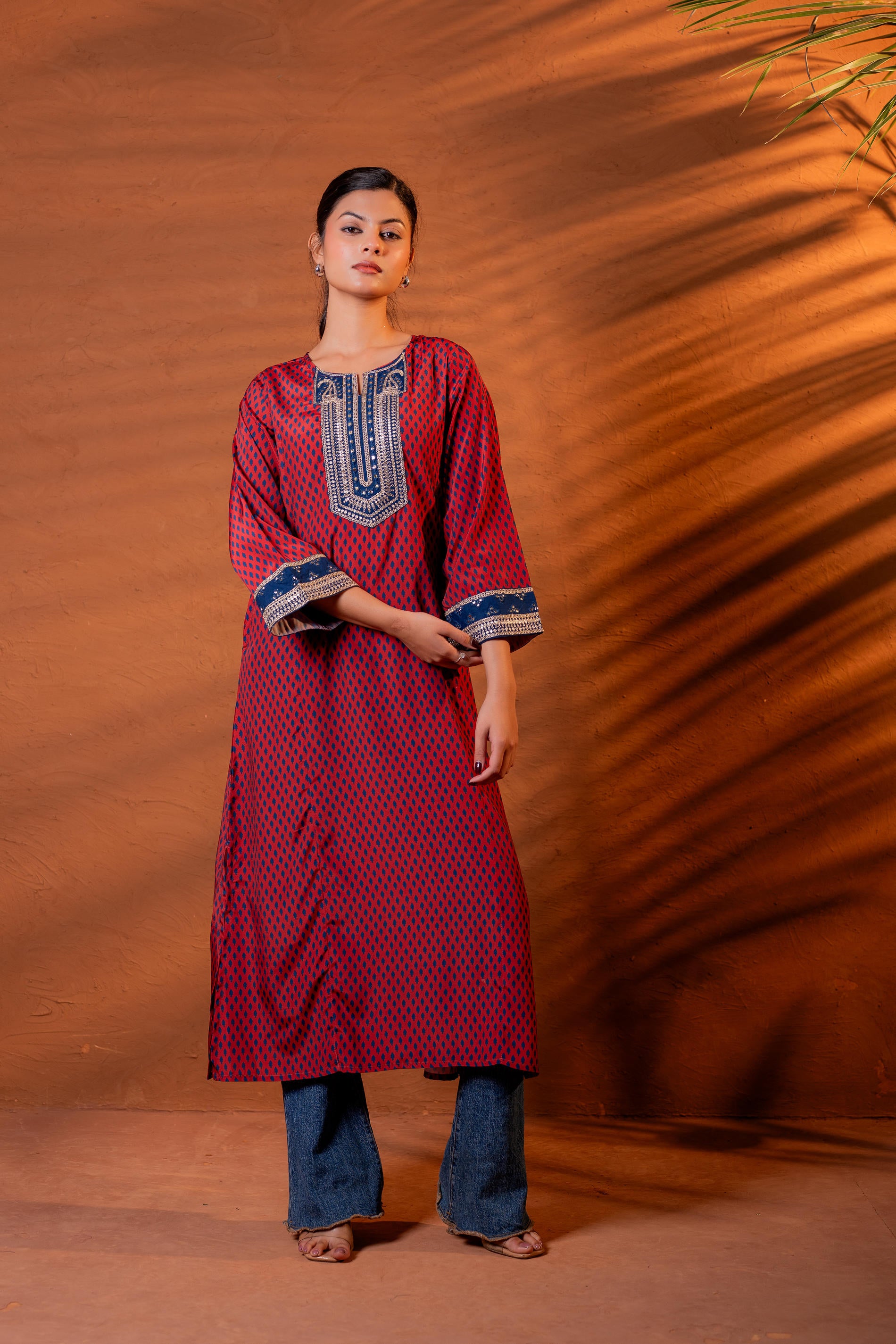 Noor Jaal Printed Long Kurta