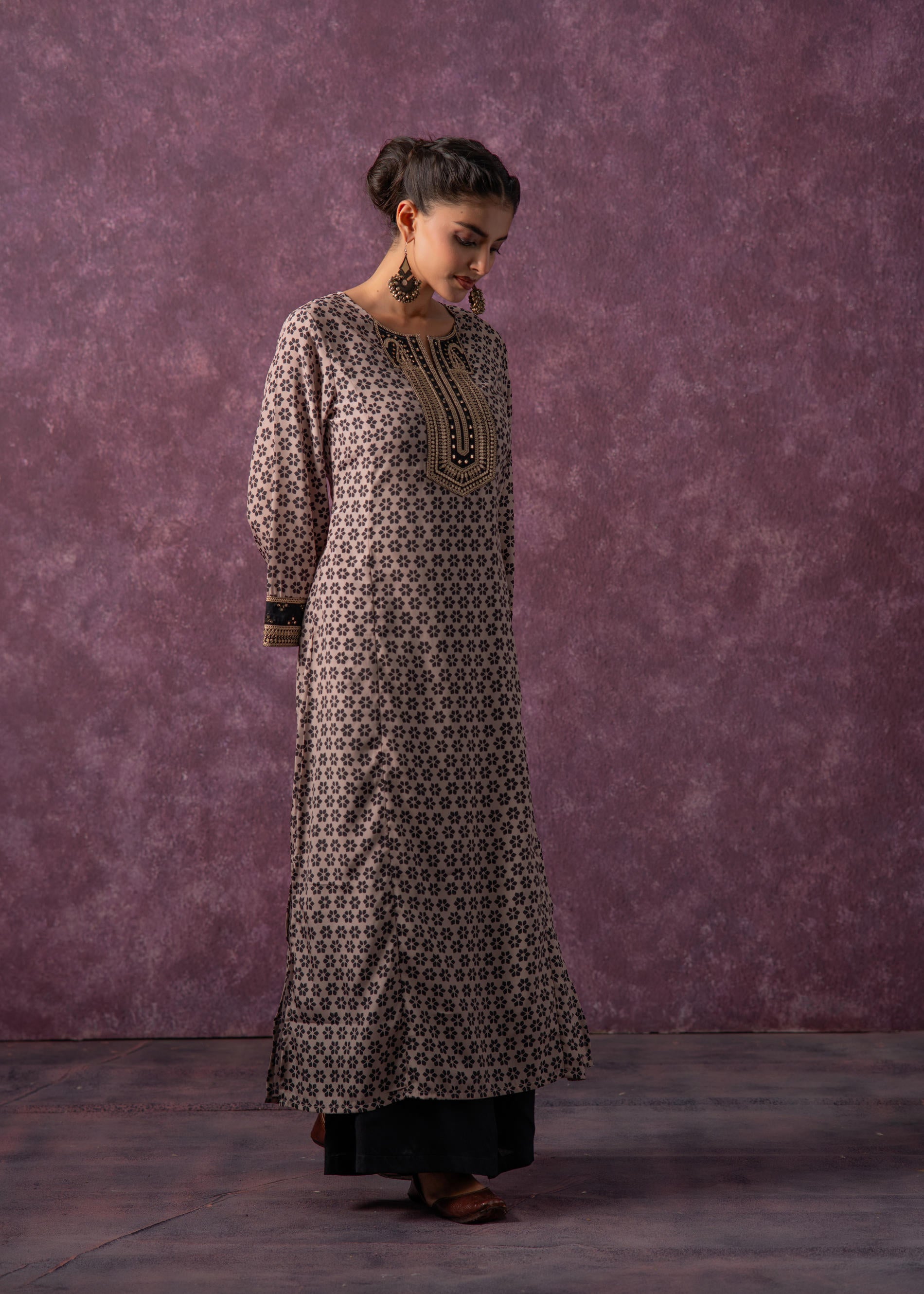 Noor Jaal Printed Long Kurta